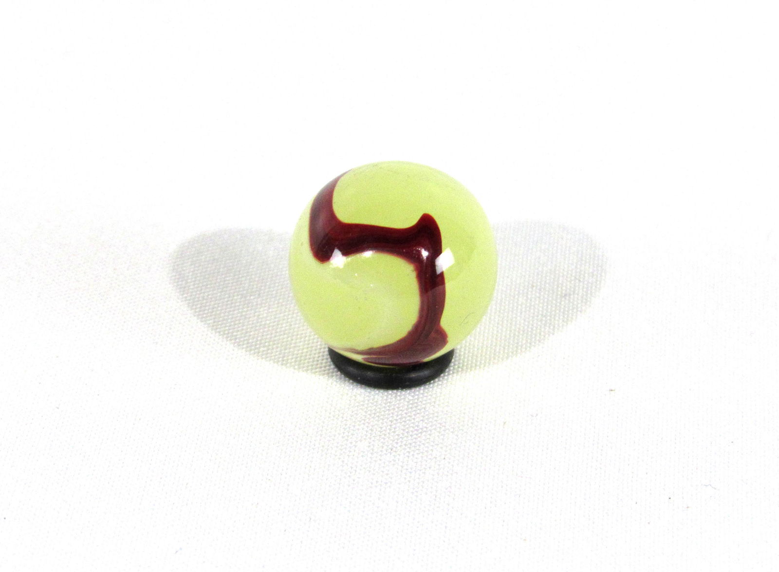 Oxblood Lemonade Machine Made Marble (1 of 2)