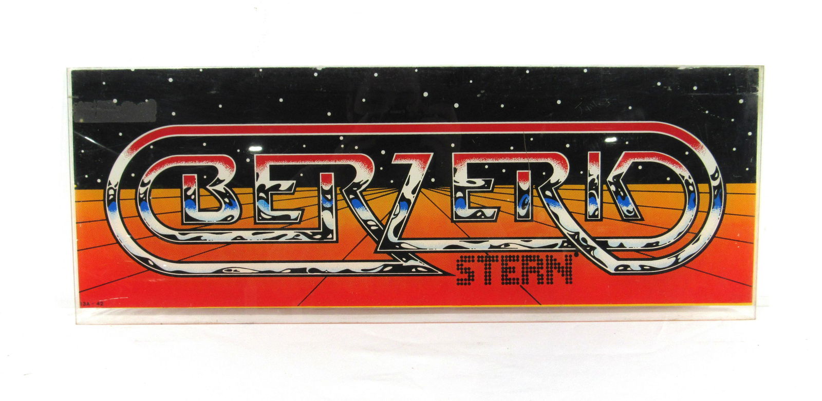 Stern Berzerk Arcade Game Header (1 of 2)