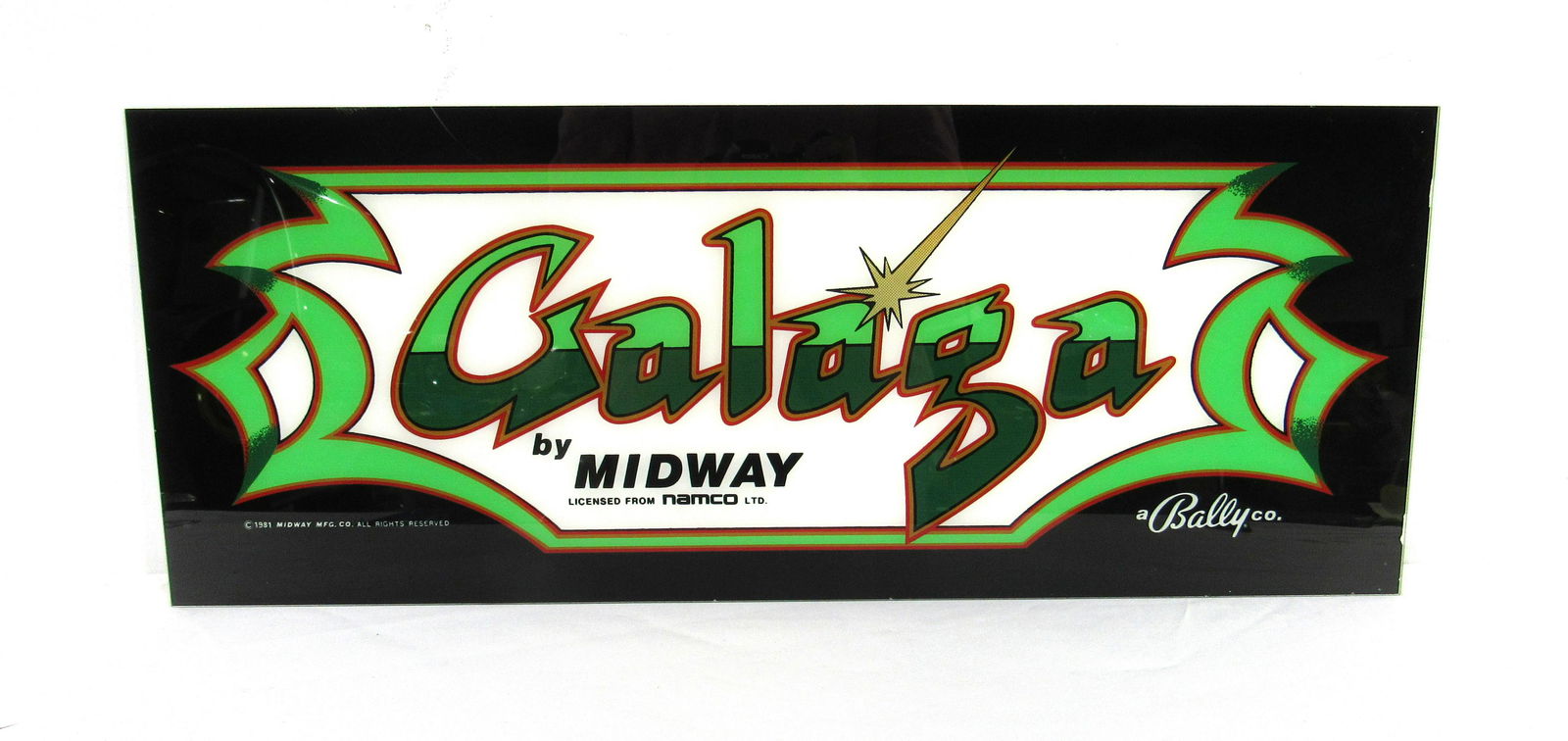 Galaga Arcade Game Header, Reproduction (1 of 1)