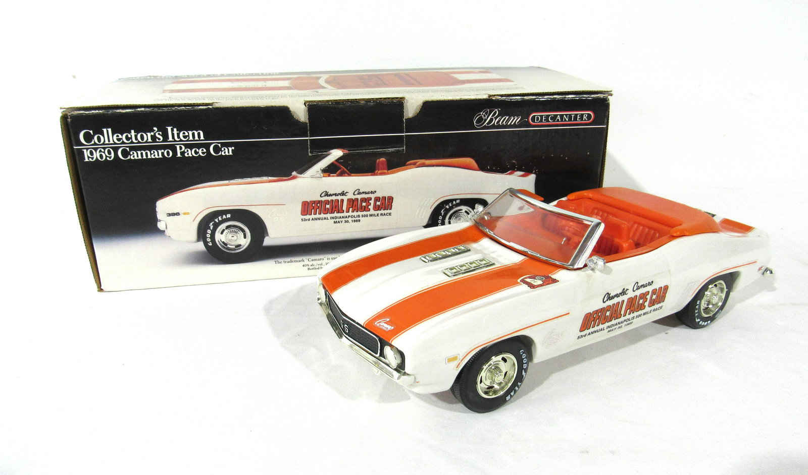 Chevrolet Camaro Official Pace Car Beam Decanter (1 of 2)