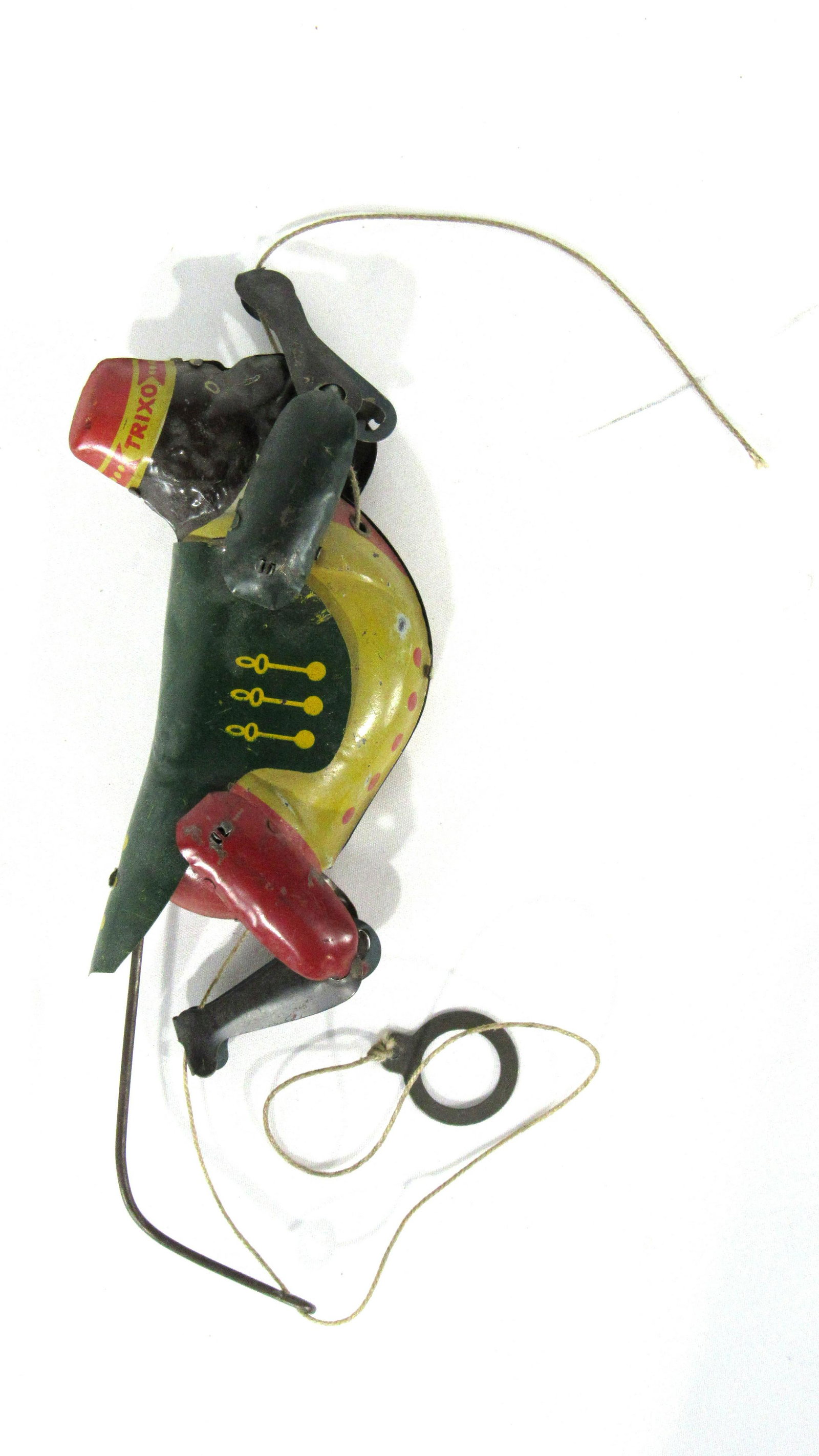 1920s Ferdinand Strauss "Trixo" Tin Toy Climbing Monkey (1 of 2)