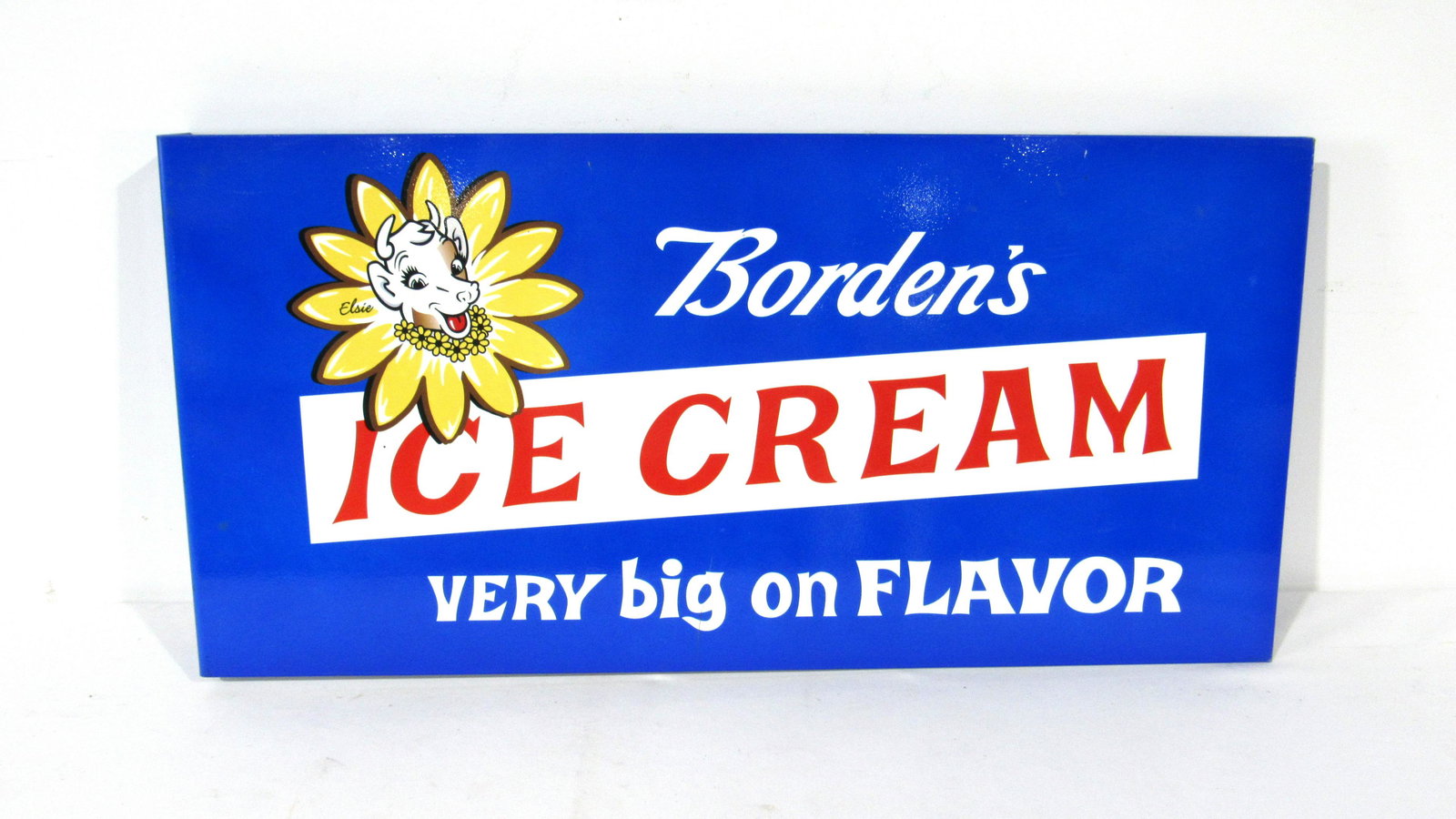 Borden's Ice Cream Elsie Cow Flange Advertising Sign (1 of 2)