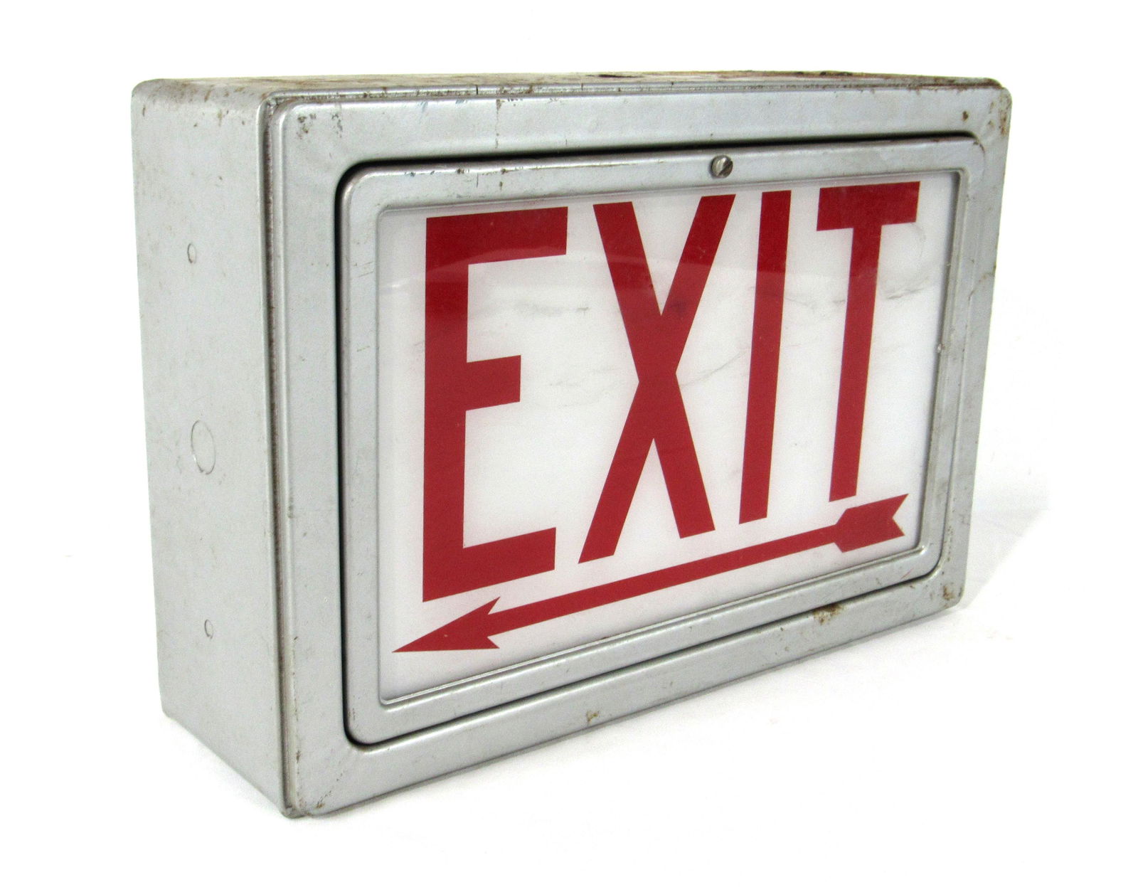 Vintage Glass Exit Sign (1 of 3)
