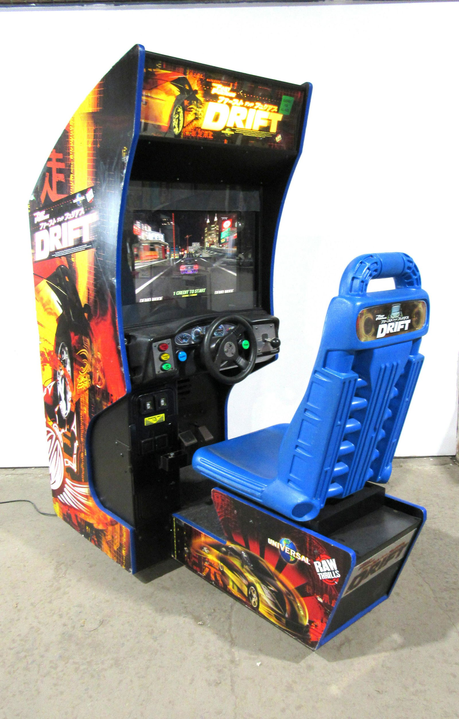 Raw Thrills Fast and Furious Sit Down Racing Arcade (1 of 4)