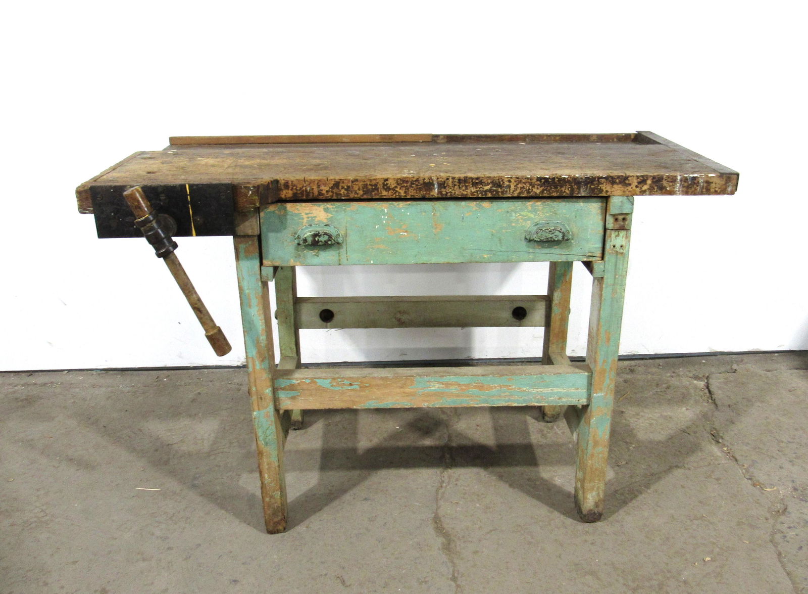 Wooden Carpenters Bench (1 of 3)