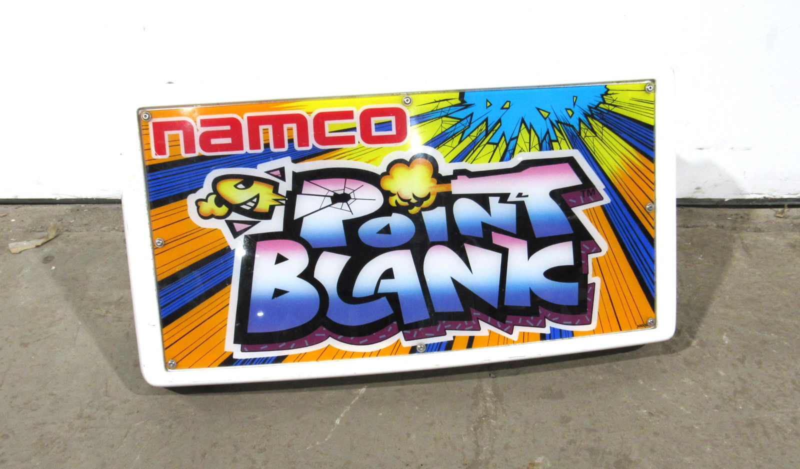 Namco Point Blank Arcade Game Header (1 of 2)