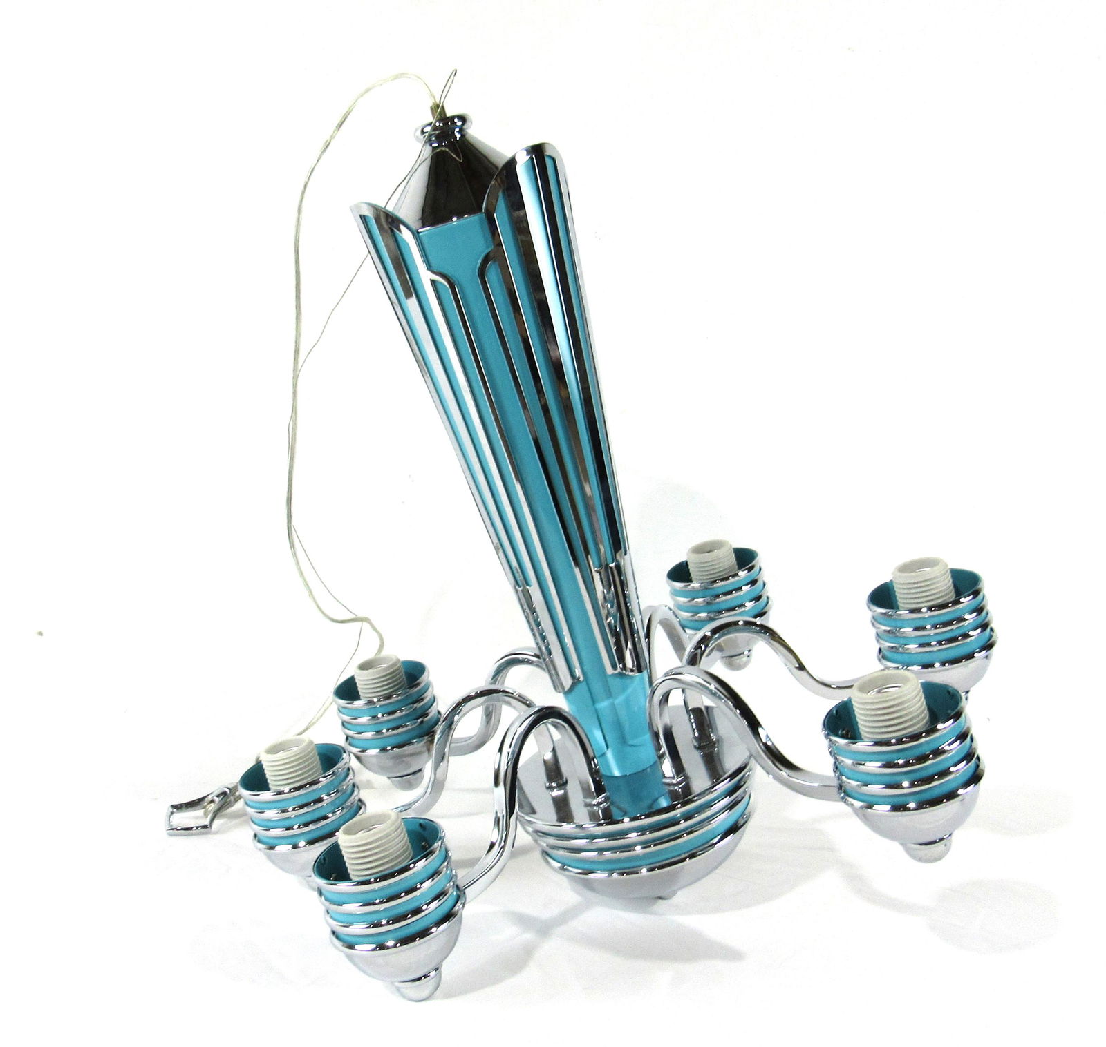 1950s Diner Style Deco Light Fixture by Savoy House (1 of 3)