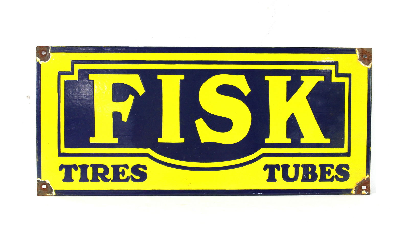 Fisk Tires Porcelain Advertising Sign (1 of 2)