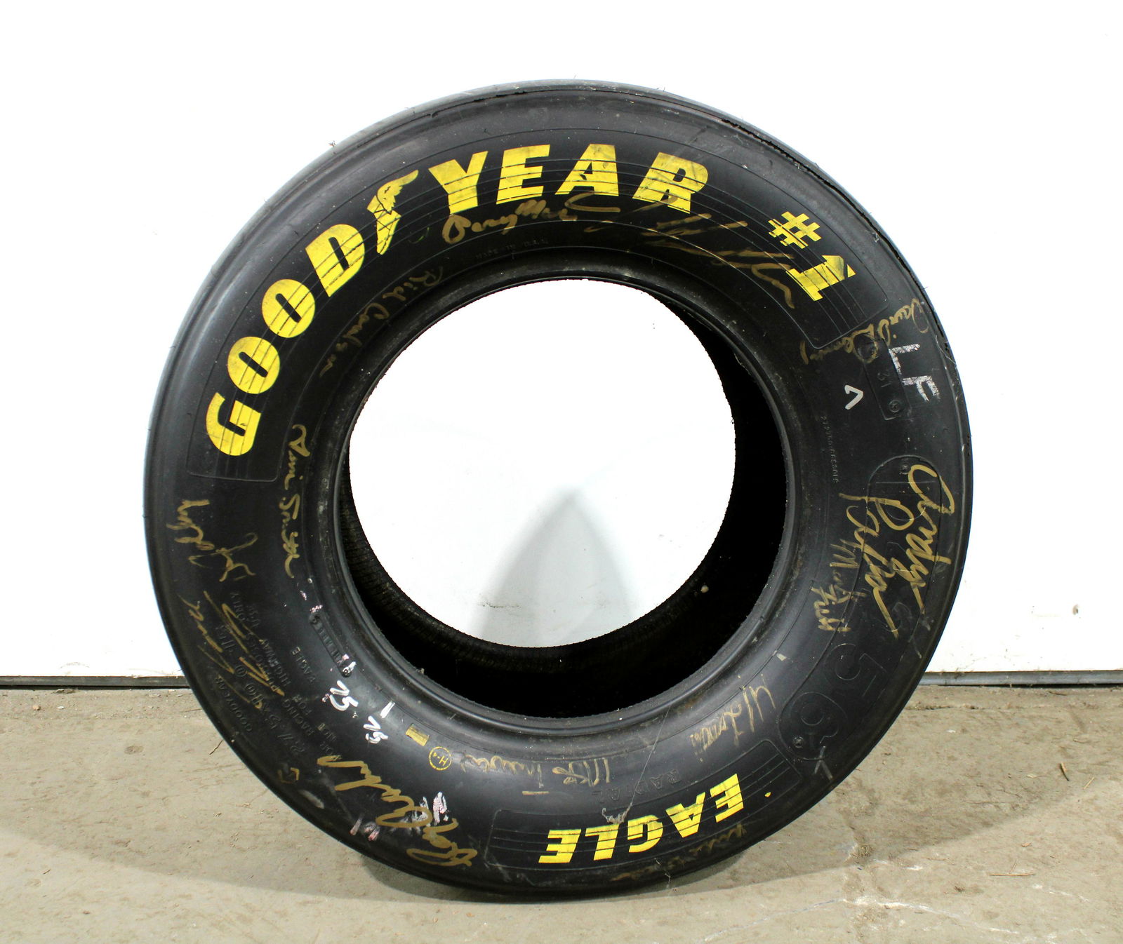 Autographed Jeff Gordon Racing Tire (1 of 5)