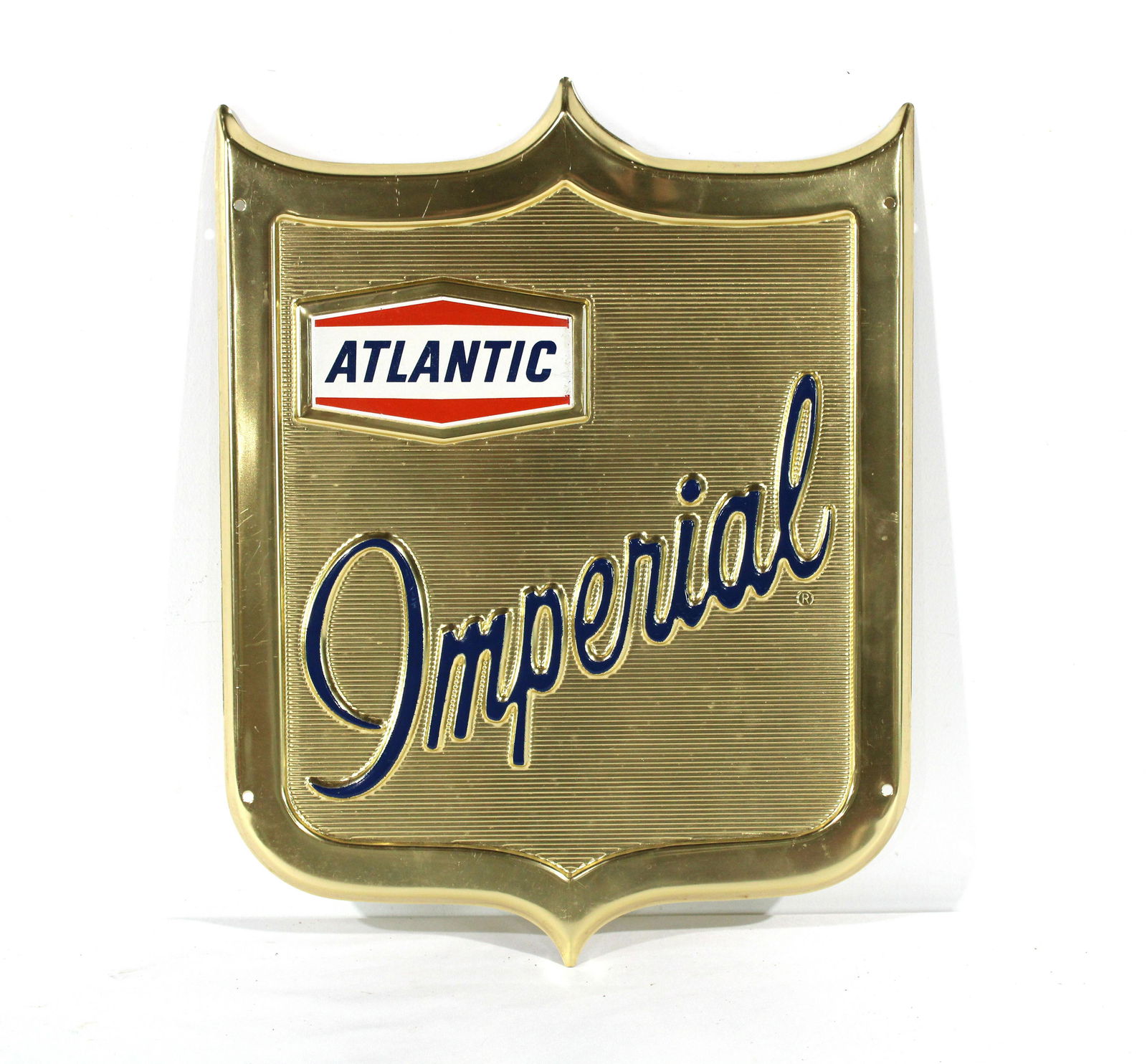 NOS Atlantic Imperial Gas Pump Plate (1 of 2)