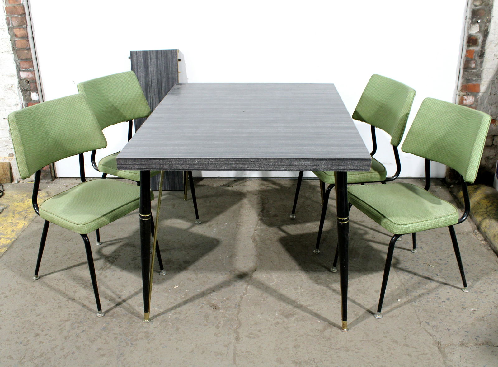 Mid Century Dining Table and Chairs with Leaf (1 of 2)