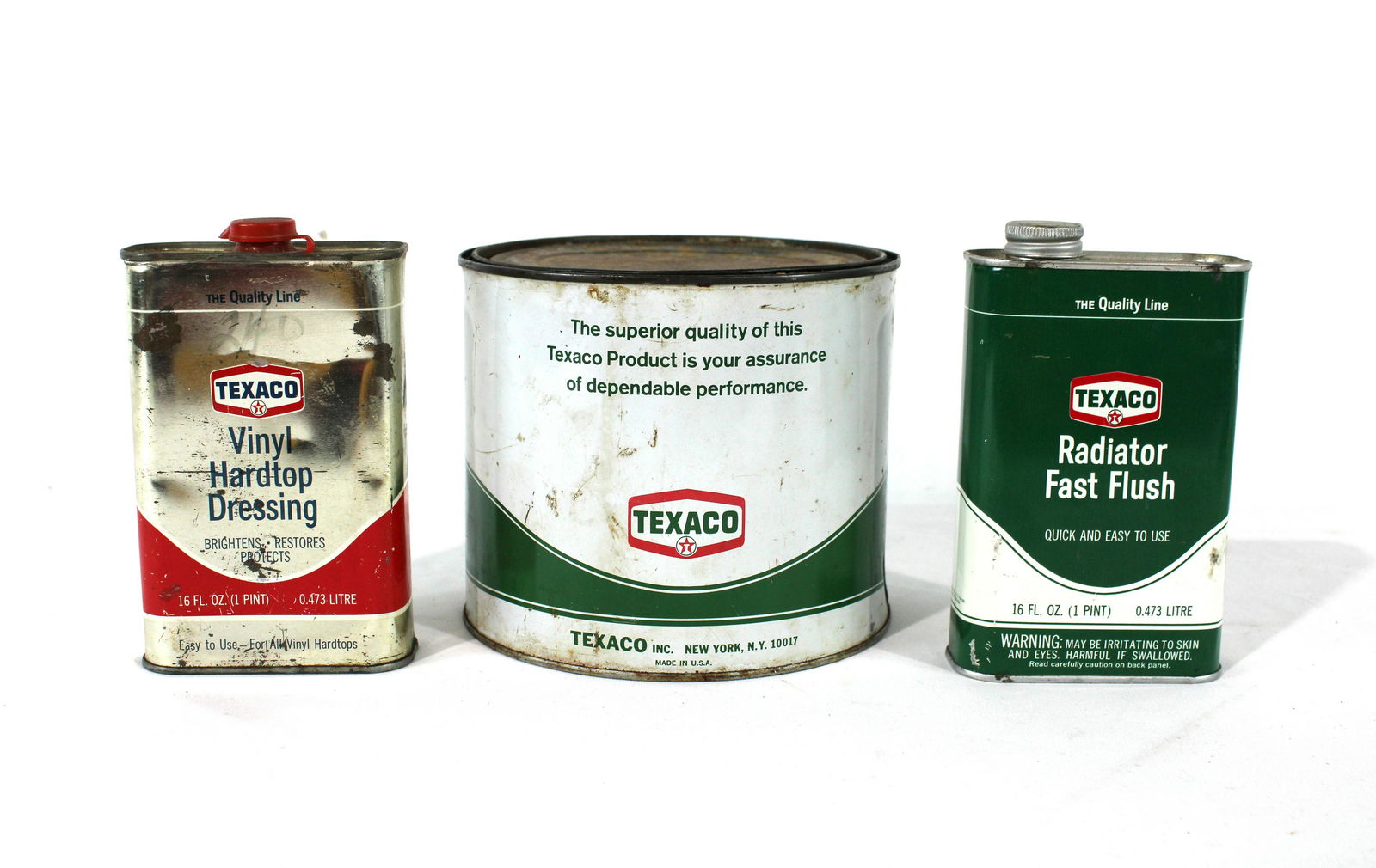 Assorted Texaco Oil Cans (1 of 2)
