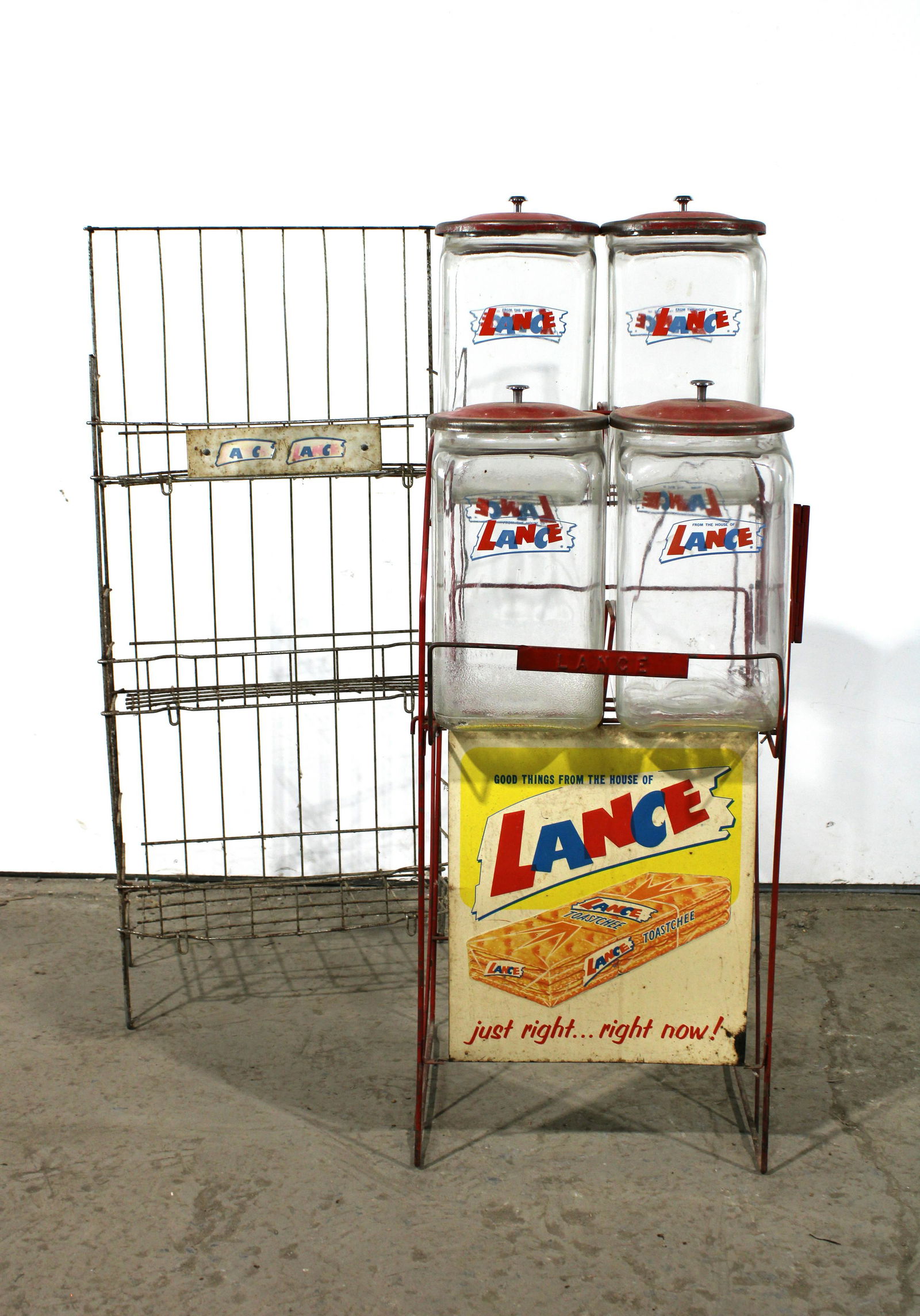 Lance Store Display Racks with Jars and Honor Box (1 of 2)