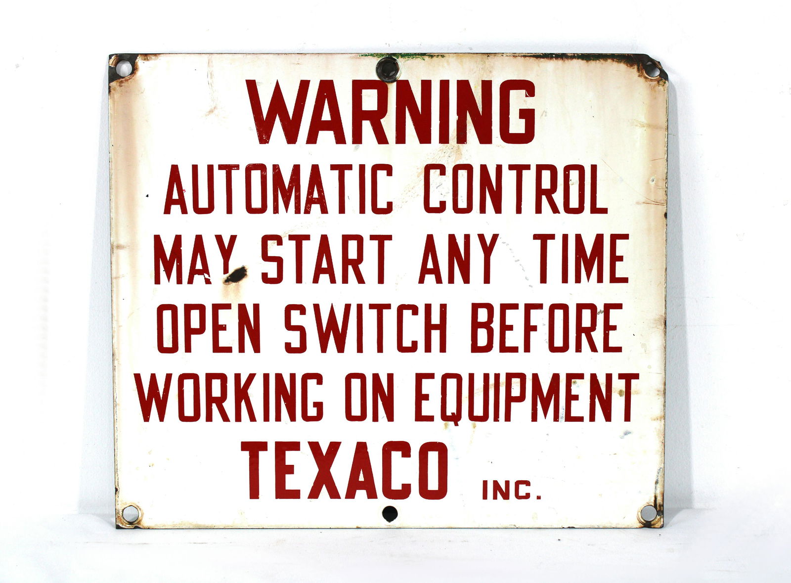 Texaco Porcelain Station Sign (1 of 2)