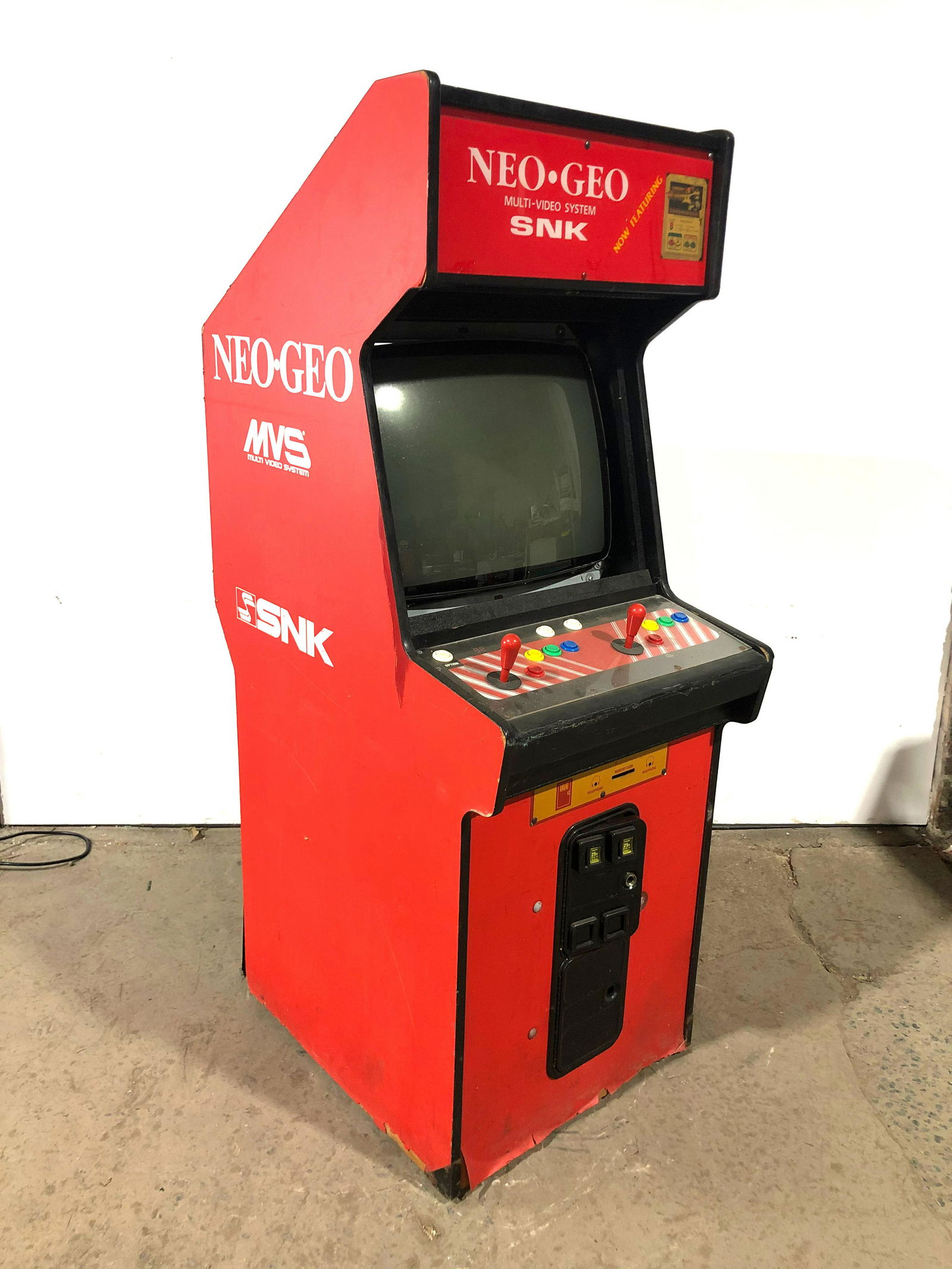 SNK Neo Geo Arcade Game w/ Metal Slug 2 Cartridge (1 of 5)