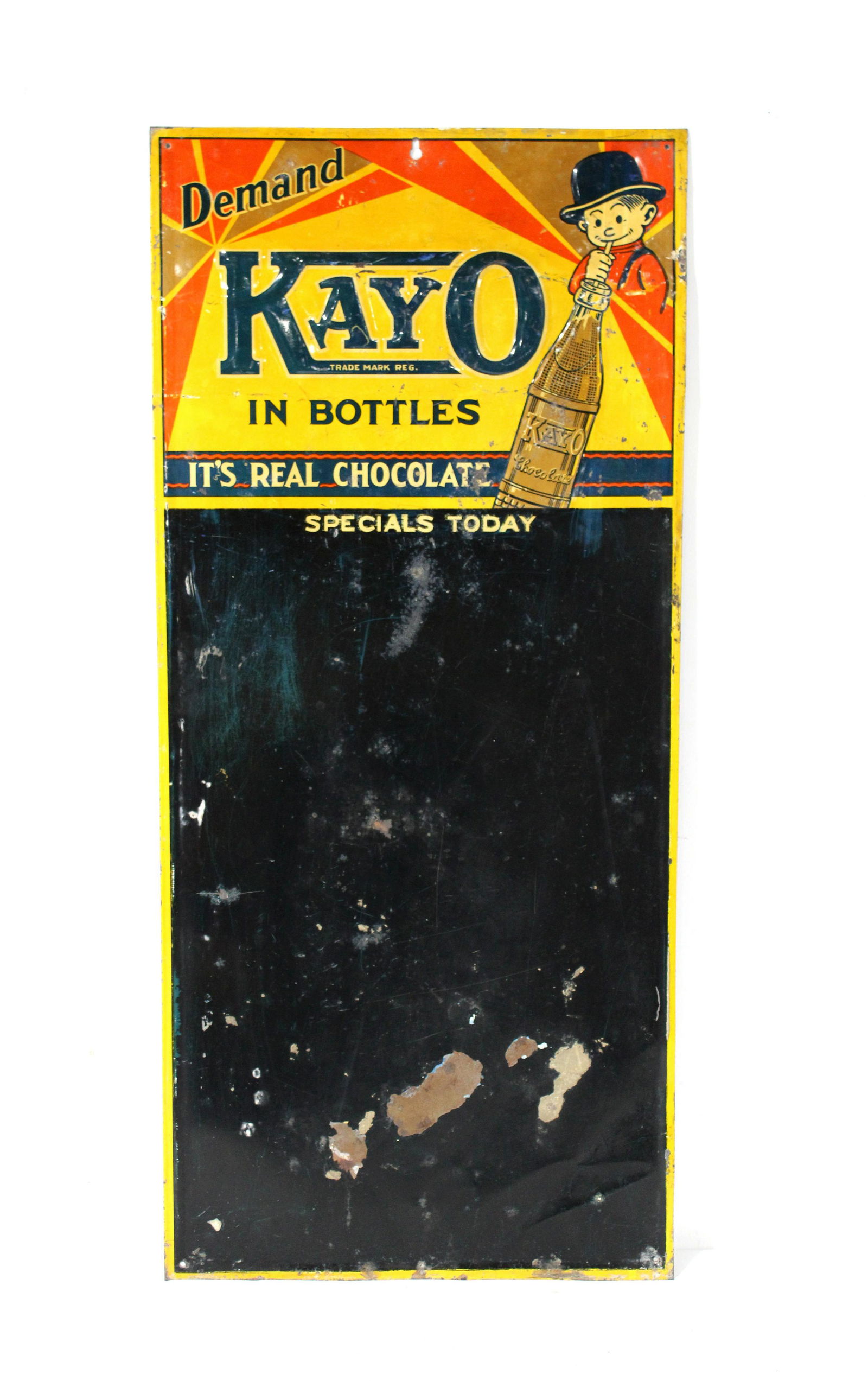 Embossed Kayo Chocolates Chalkboard Sign (1 of 3)