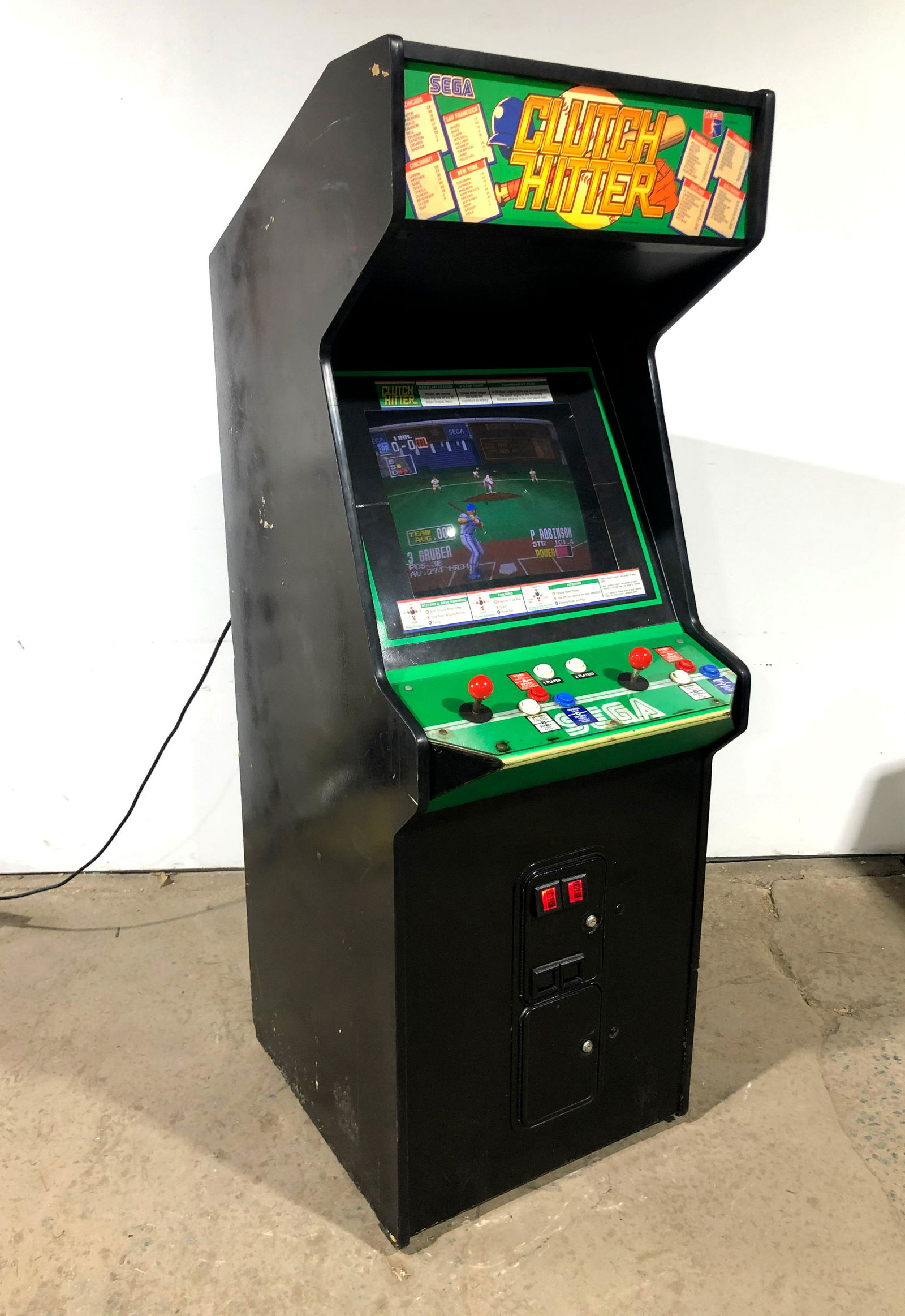 Sega Clutch Hitter Baseball Arcade in Dynamo Jan 28, 2021