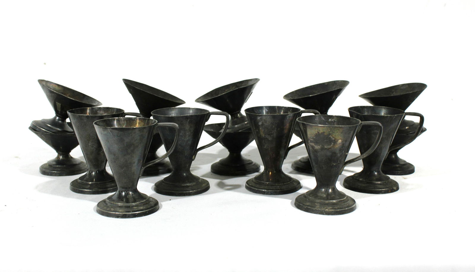 Antique Silver Plate Ice Cream Holder Cups by Vortex (1 of 2)