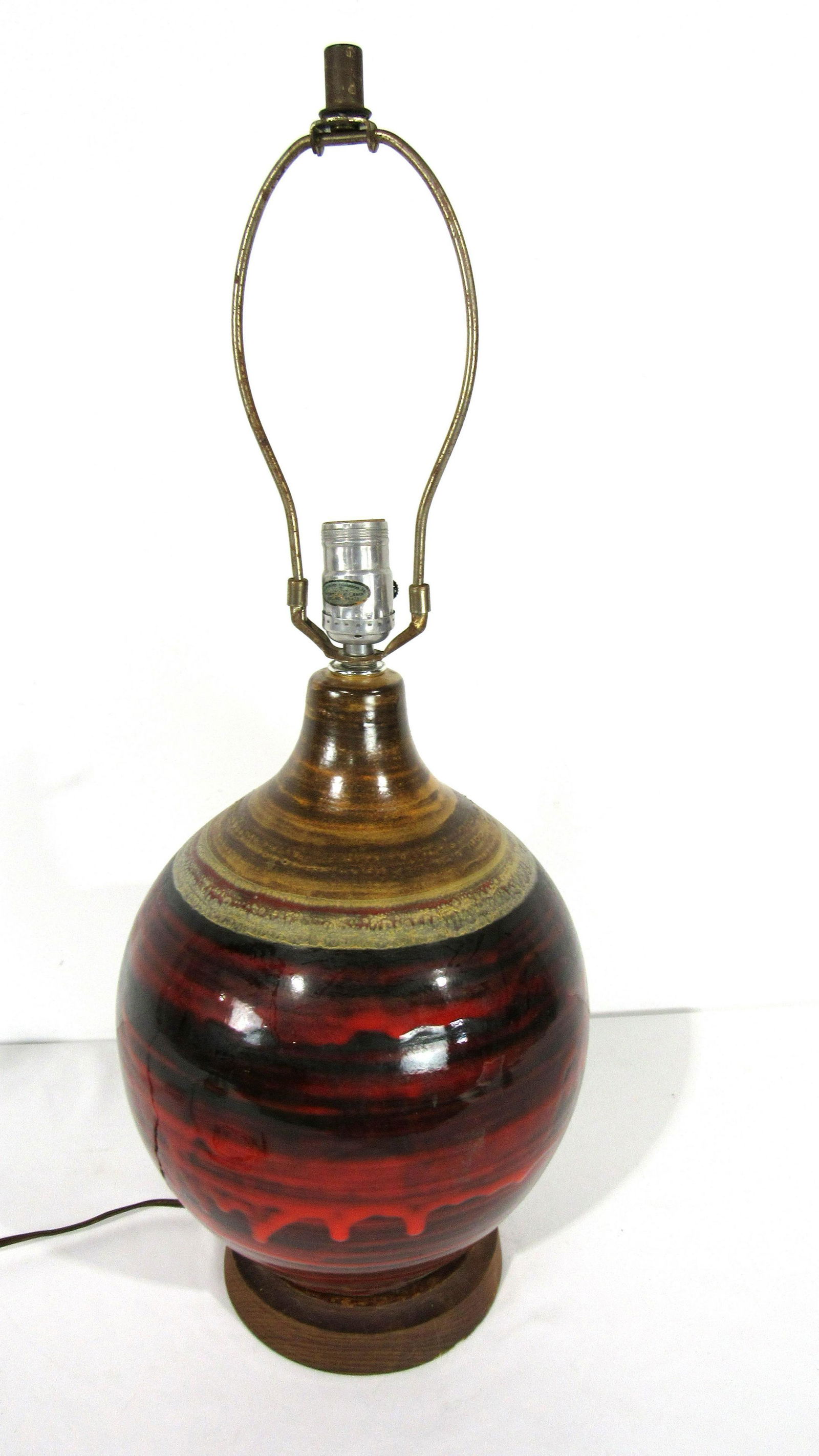 Mid-Century Modern Ceramic Table Lamp (1 of 1)