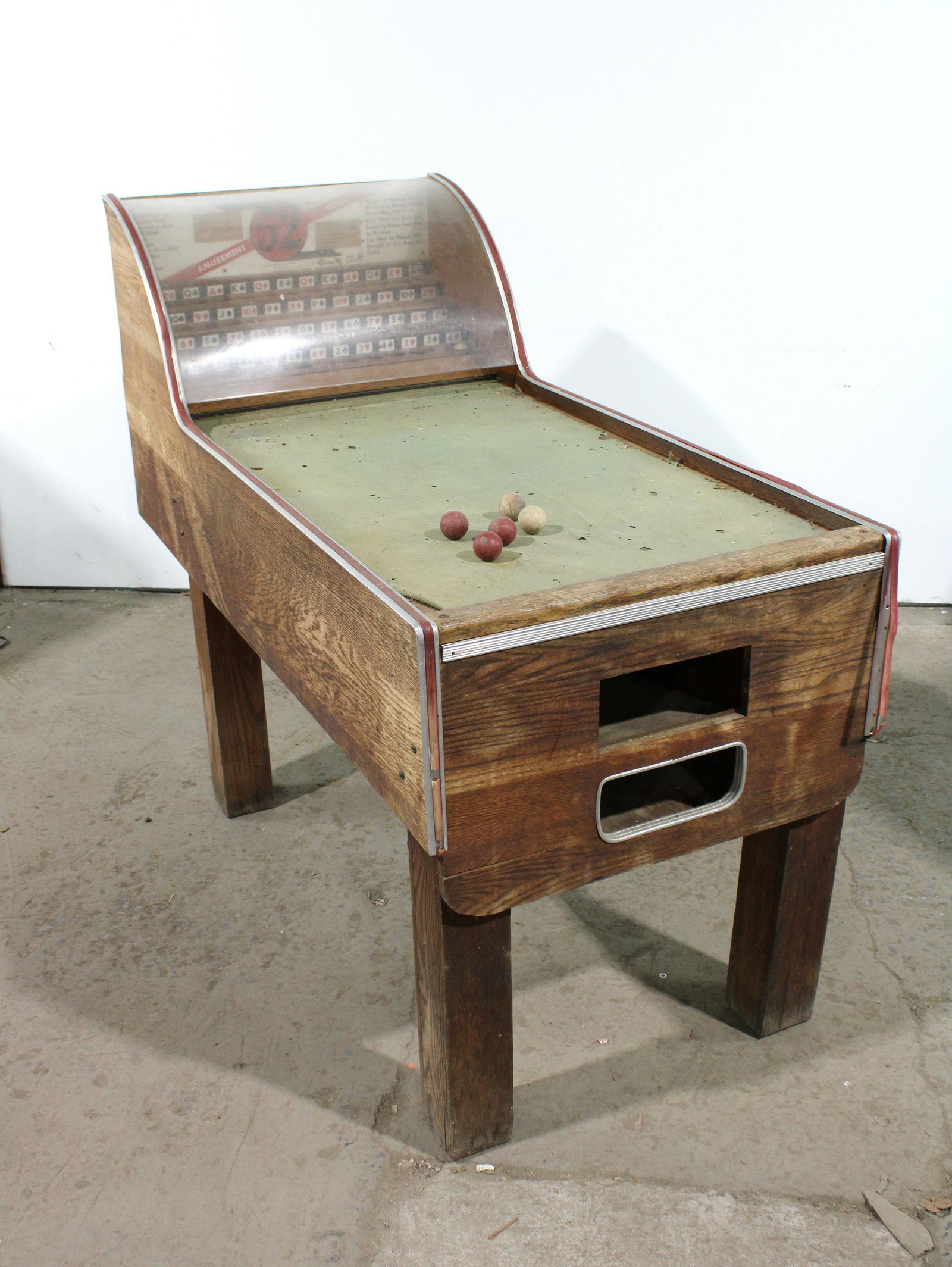 Paul Boizelle Corp. "52" Coin Operated Arcade Game (1 of 4)