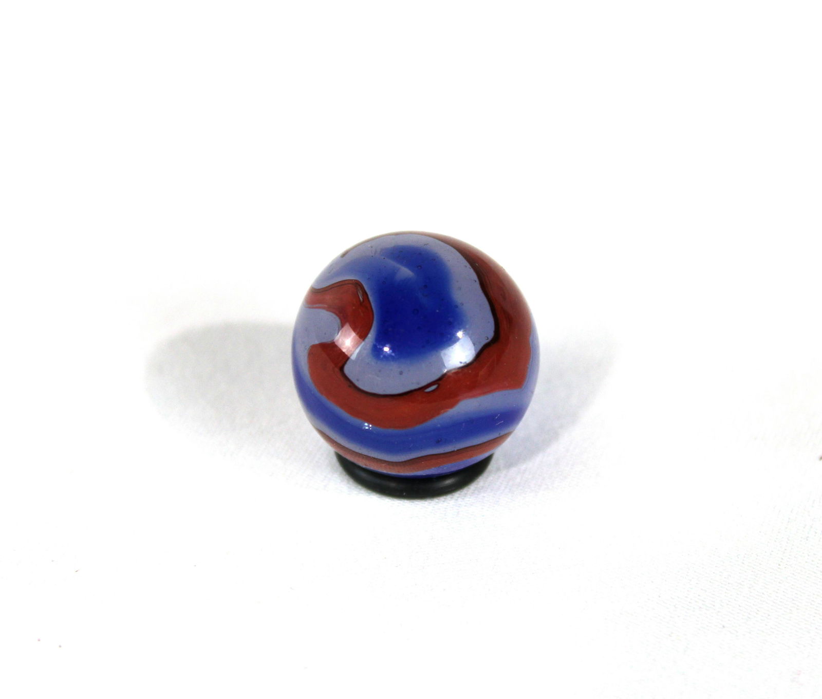 3/4" Akro Agate Blue Oxblood Marble (1 of 2)