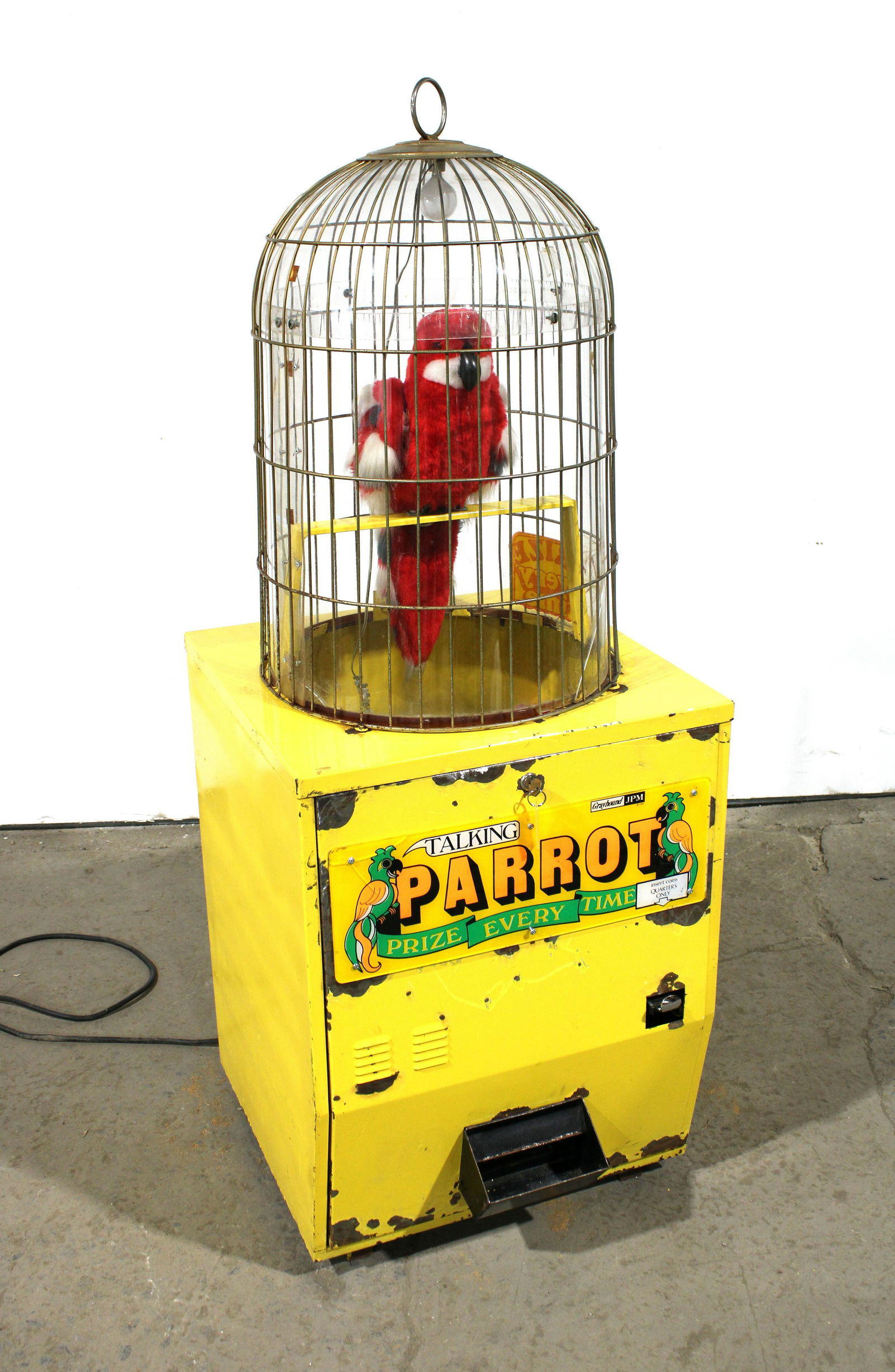 Talking Parrot Coin Operated Prize Arcade Game (1 of 2)