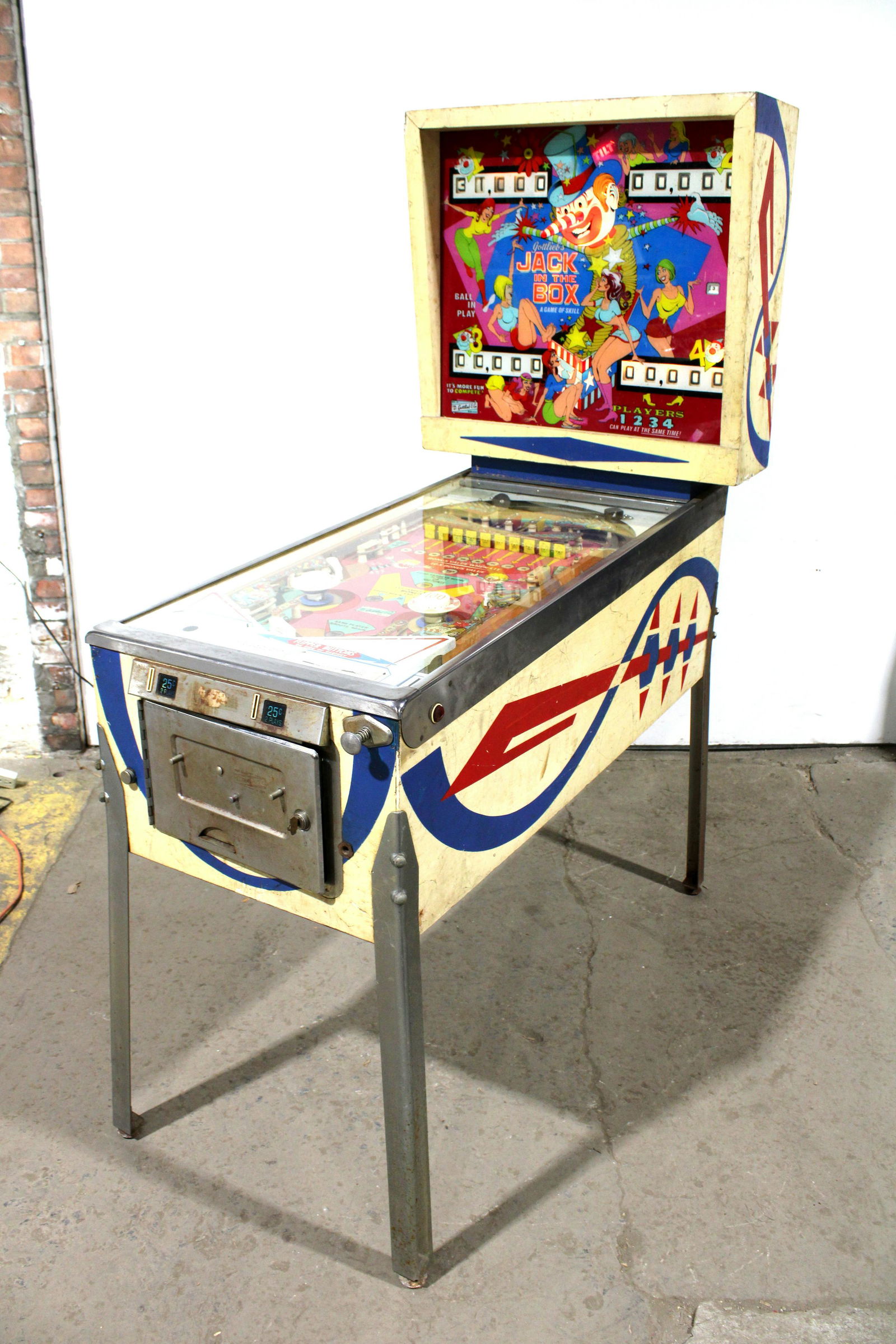 Gottlieb Jack in the Box Pinball Machine (1 of 8)
