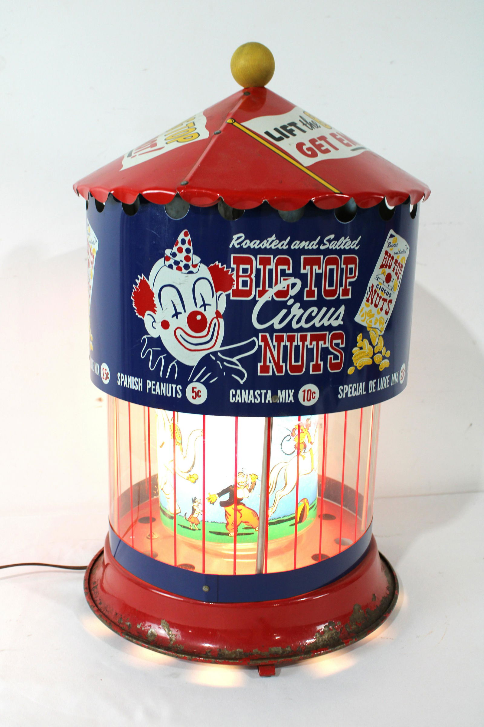 Big Top Circus Nuts Rotating Display / Warmer (1 of 4)