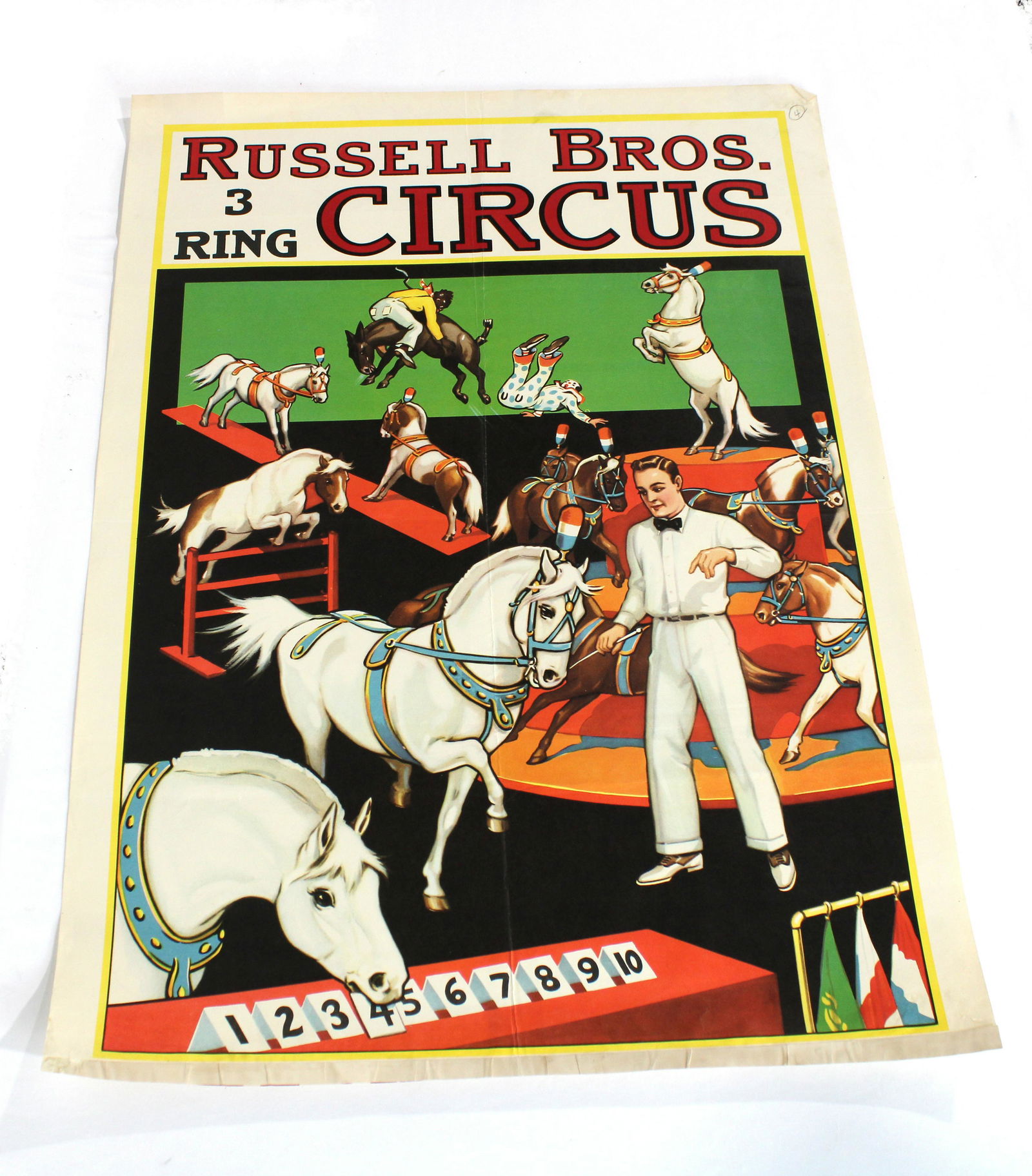 Russell Bros. 3 Ring Circus Poster (1 of 2)