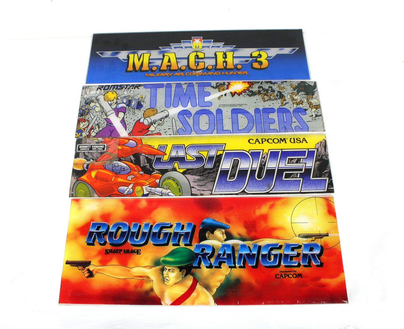 Four Arcade Game Headers Inc. Mach 3 (1 of 1)