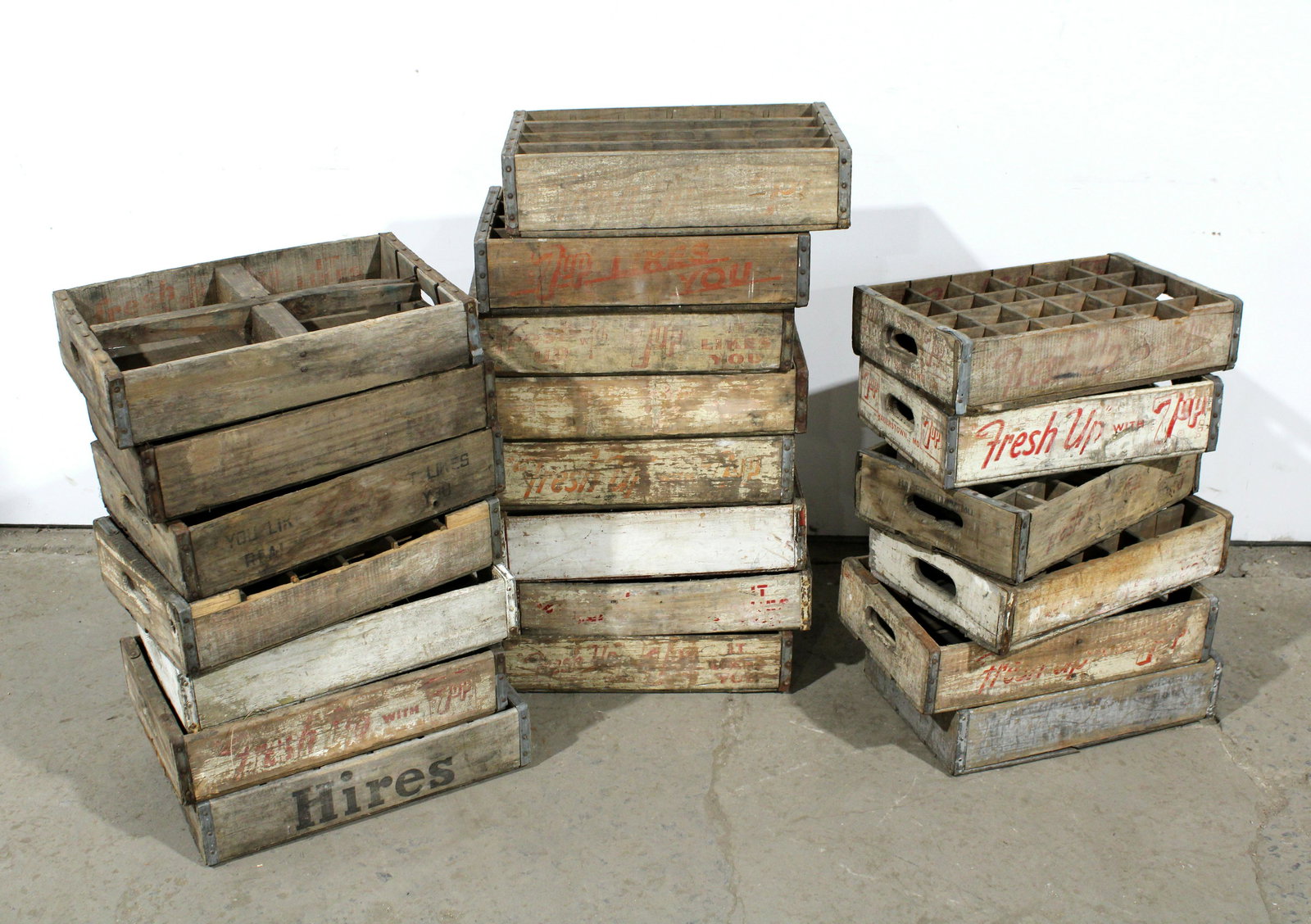 Large Lot of Vintage Soda Crates (1 of 2)