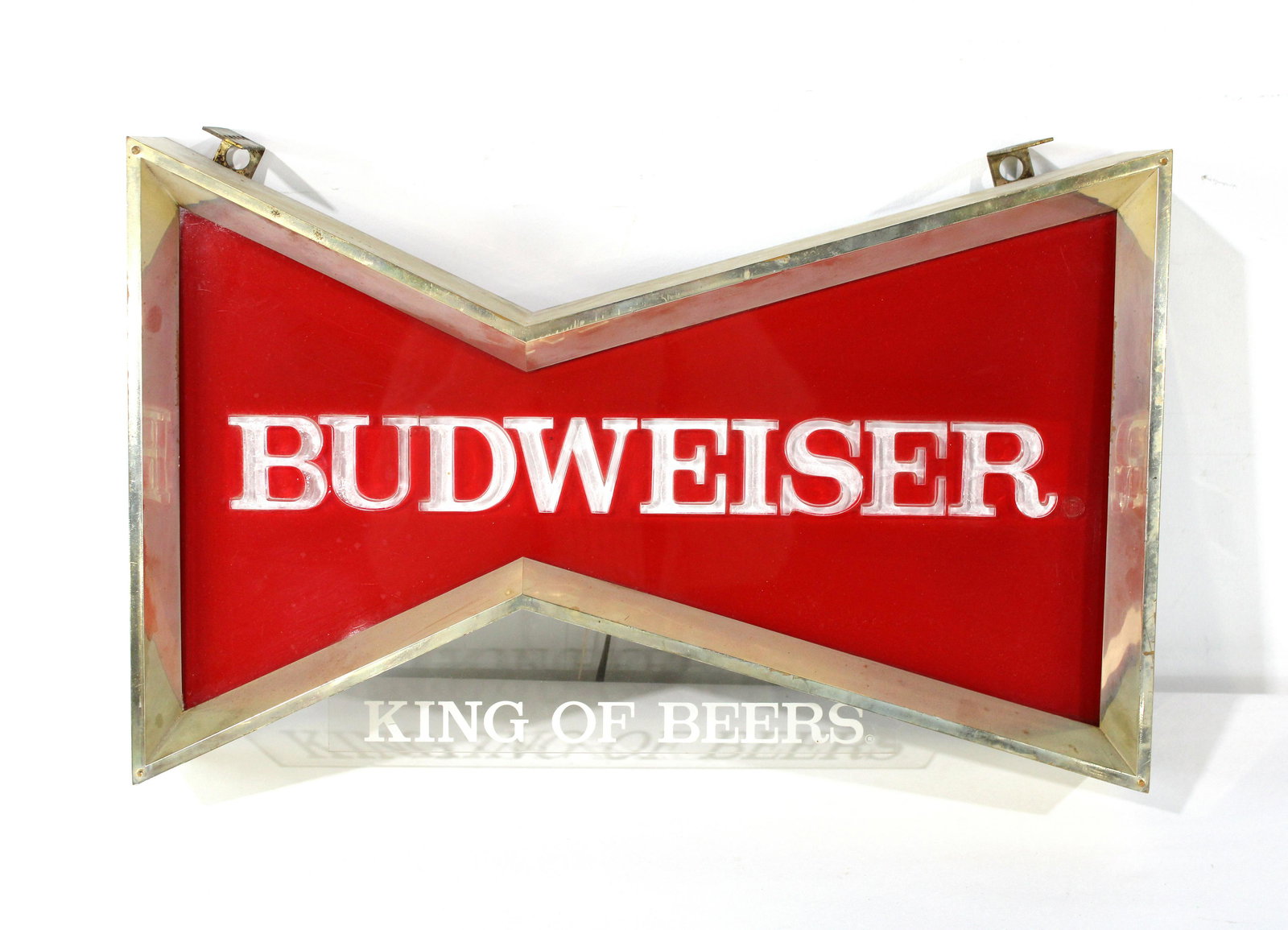 Budweiser Beer Bowtie Advertising Sign (1 of 3)