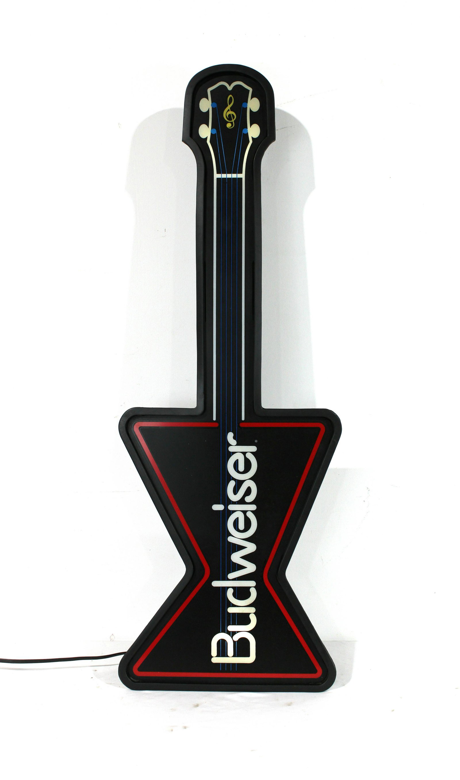Budweiser Guitar Light Up Sign (1 of 2)