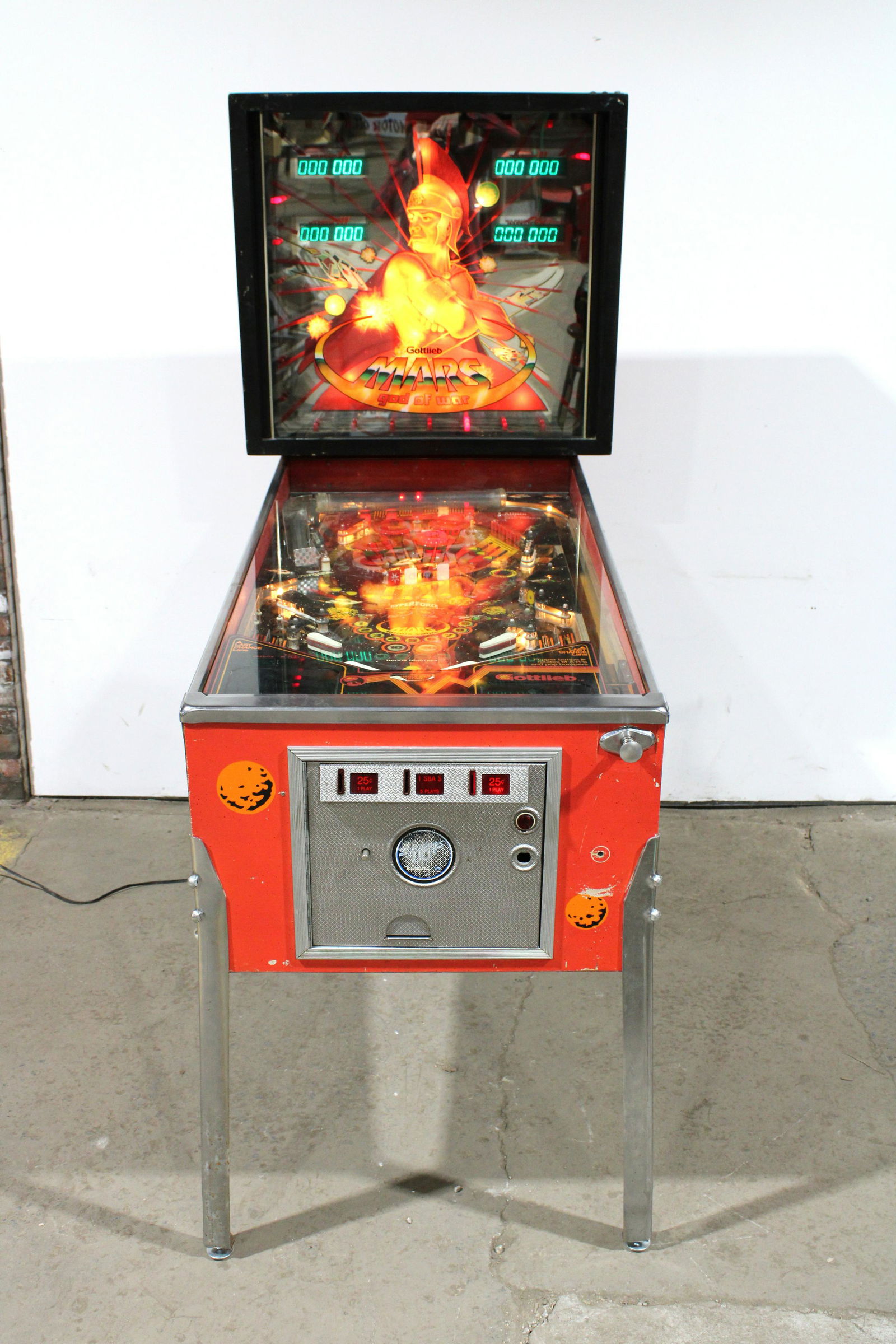 Gottlieb Mars God of War Pinball Machine (1 of 9)