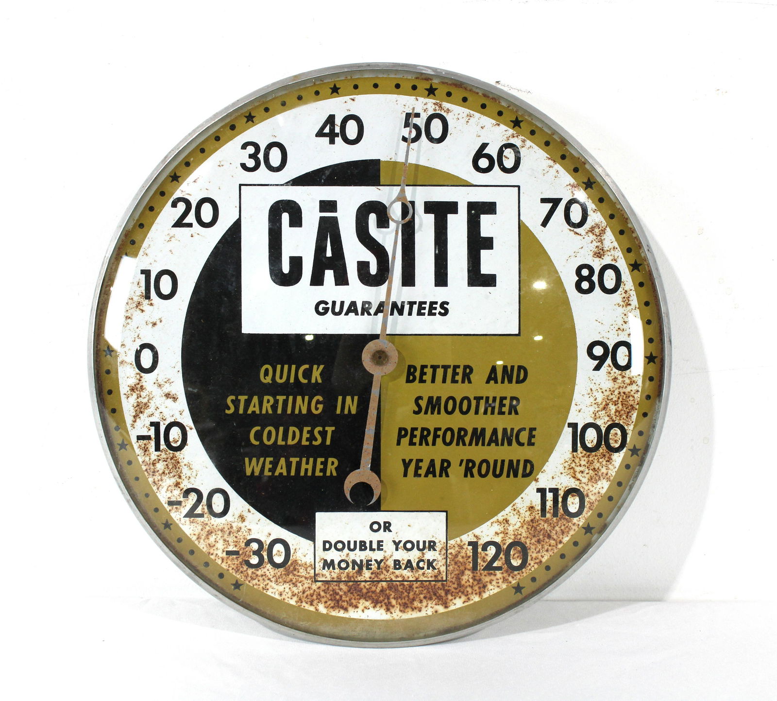 Casite Motor Oil Glass Face Thermometer (1 of 2)