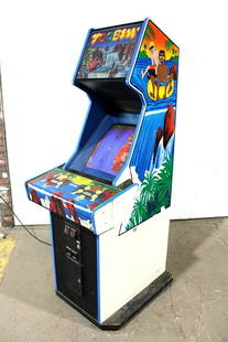 Atari Toobin Arcade Game: Atari Toobin Arcade Game, working. This item requires third party shipping or pickup arrangements to be made. Dimensions: 74 x 25.5 x 35