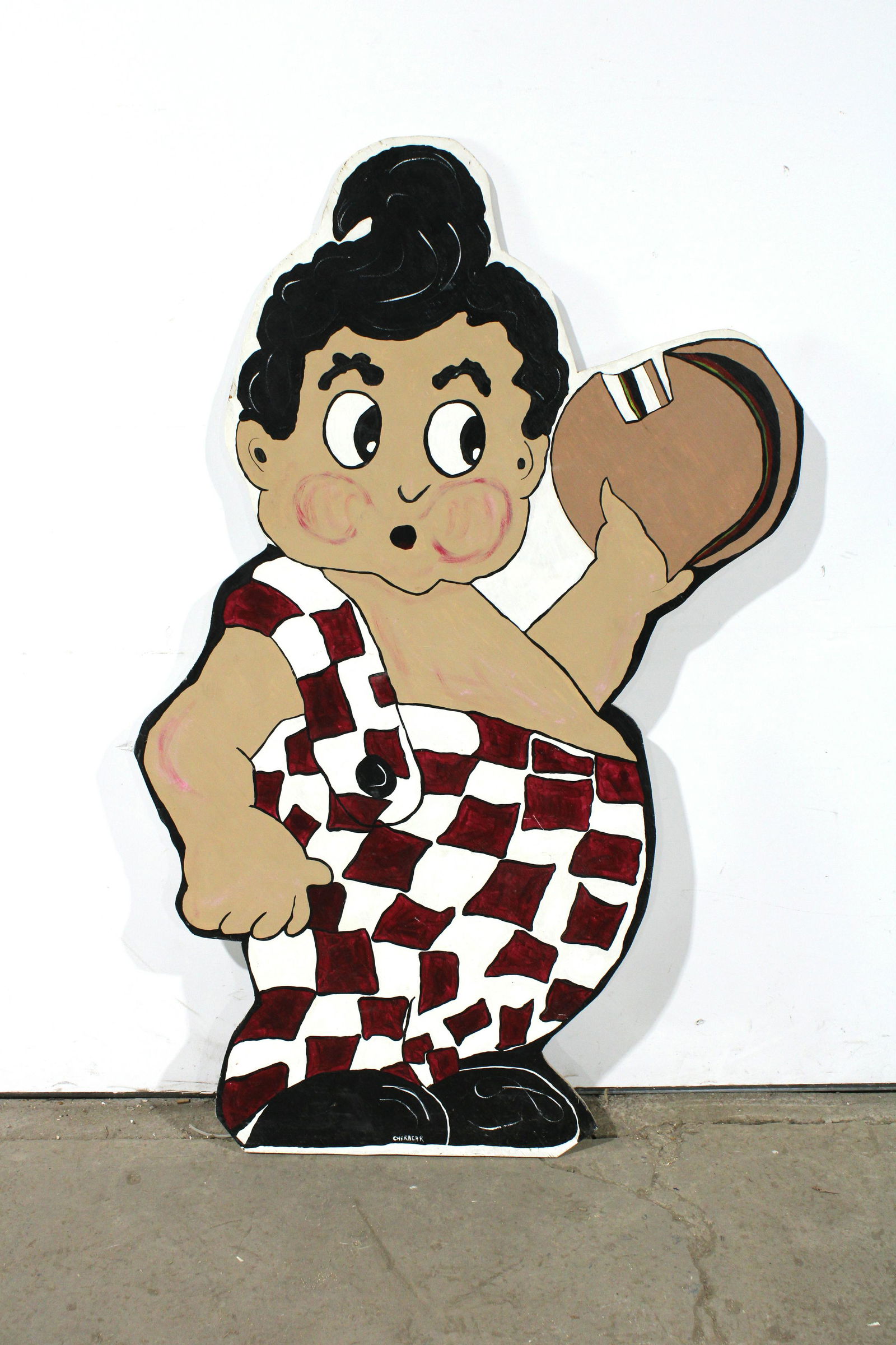 "Bob's Big Boy" Sign Painted on Wood (1 of 3)