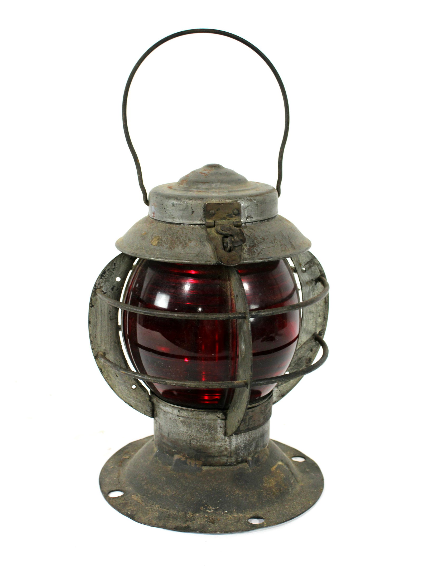 Early 1900s Armspear Hemispherical Bridge Railroad Lamp (1 of 3)