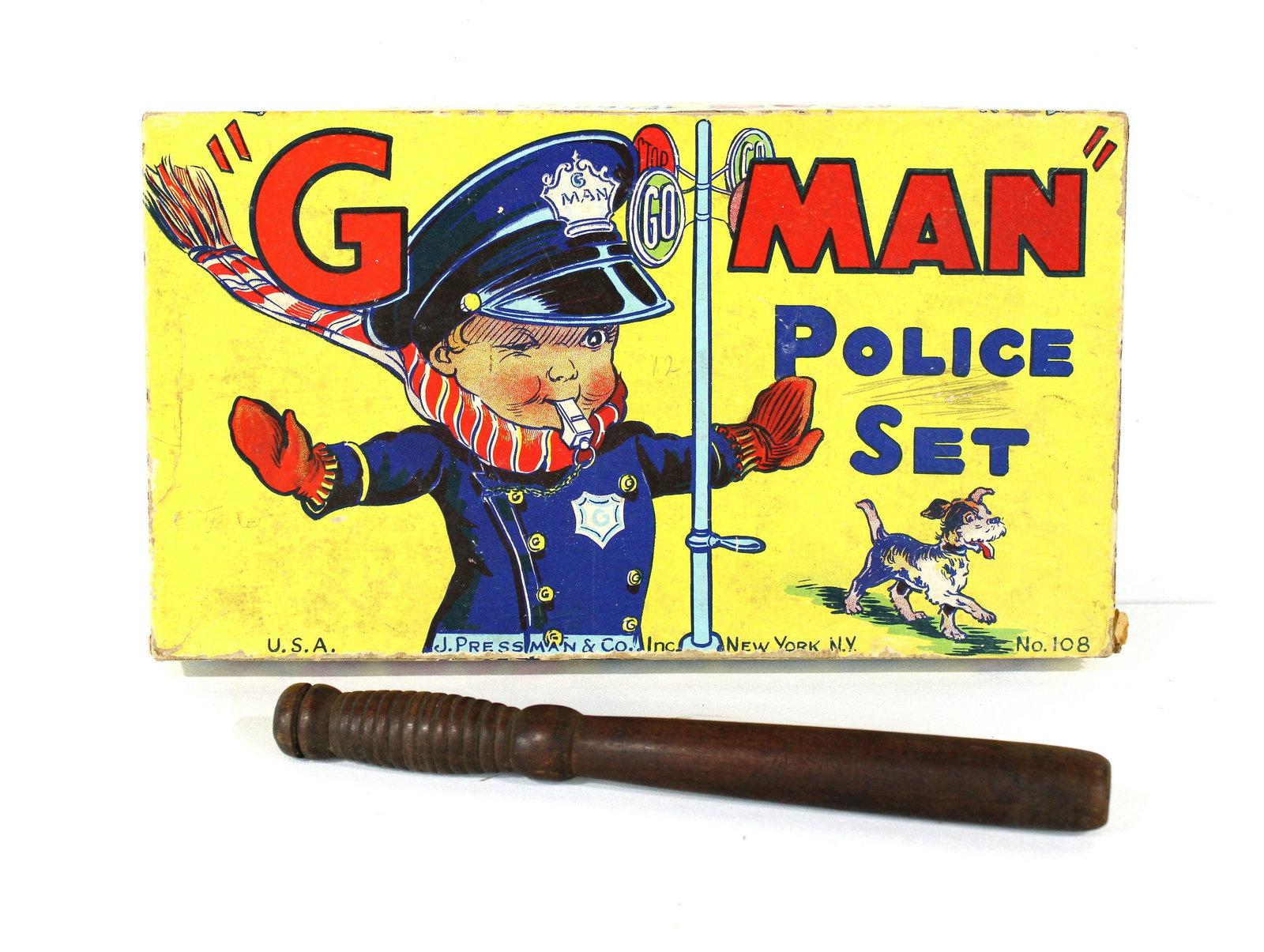 G-Man Police Set Box with Baton (1 of 3)
