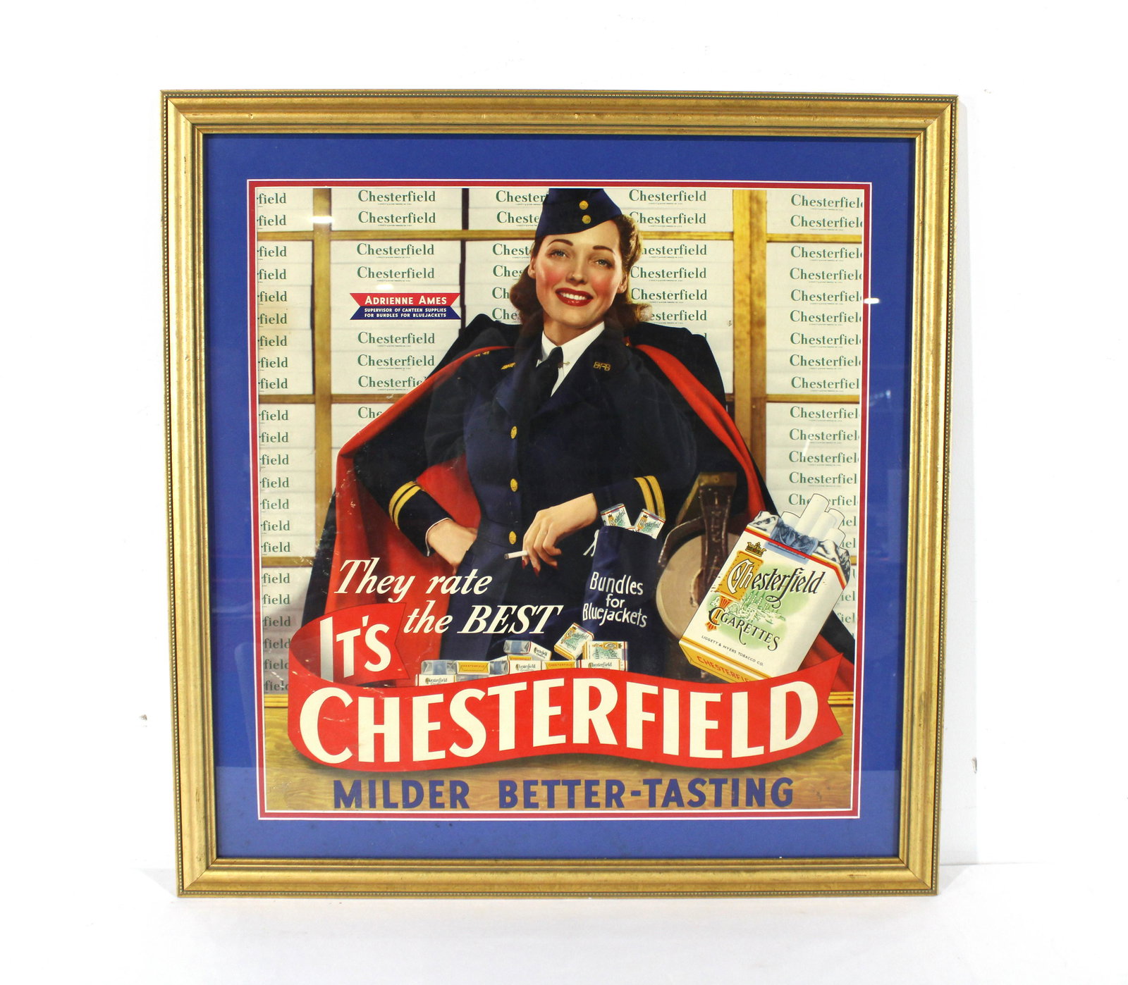 Chesterfield Cigarettes Advertisement, Framed (1 of 1)