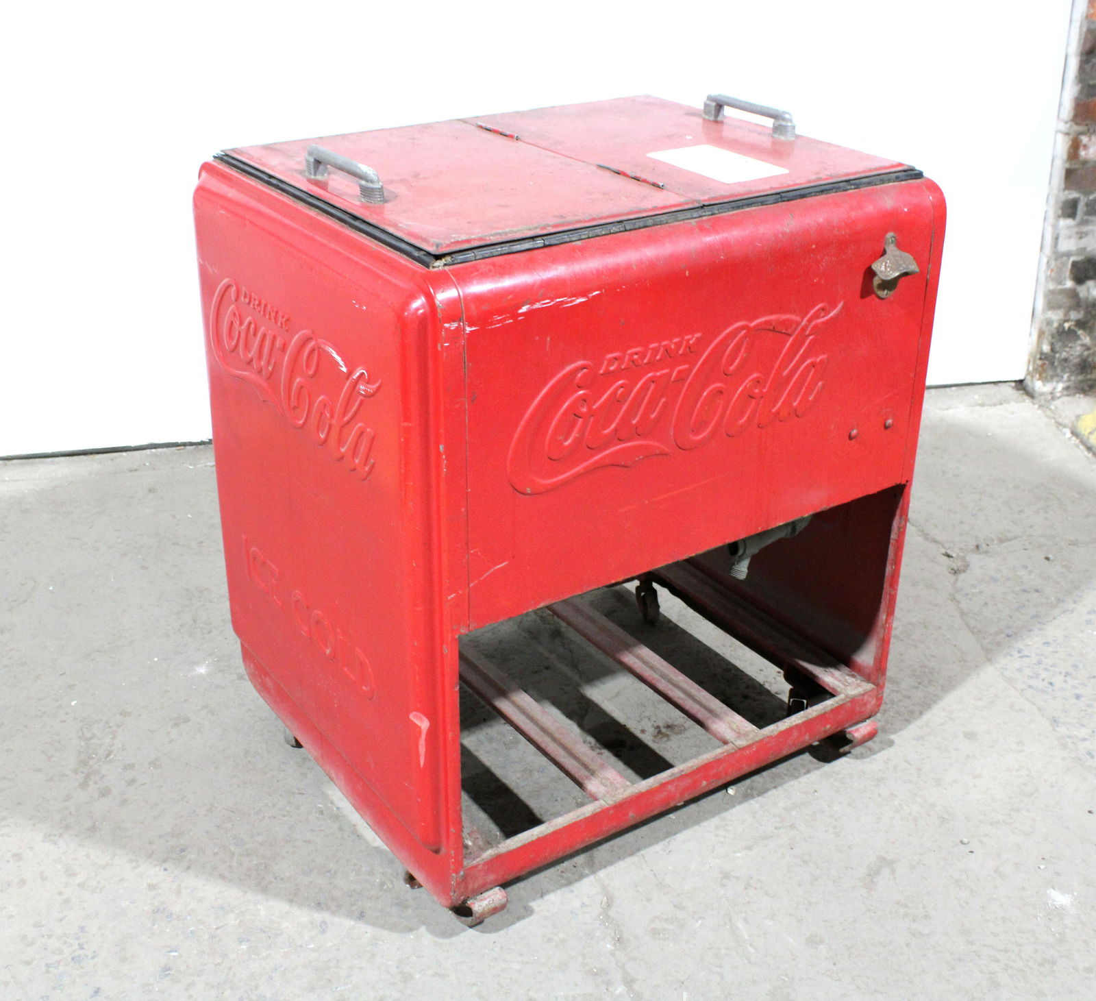 Coca Cola Embossed Chest Cooler (1 of 4)