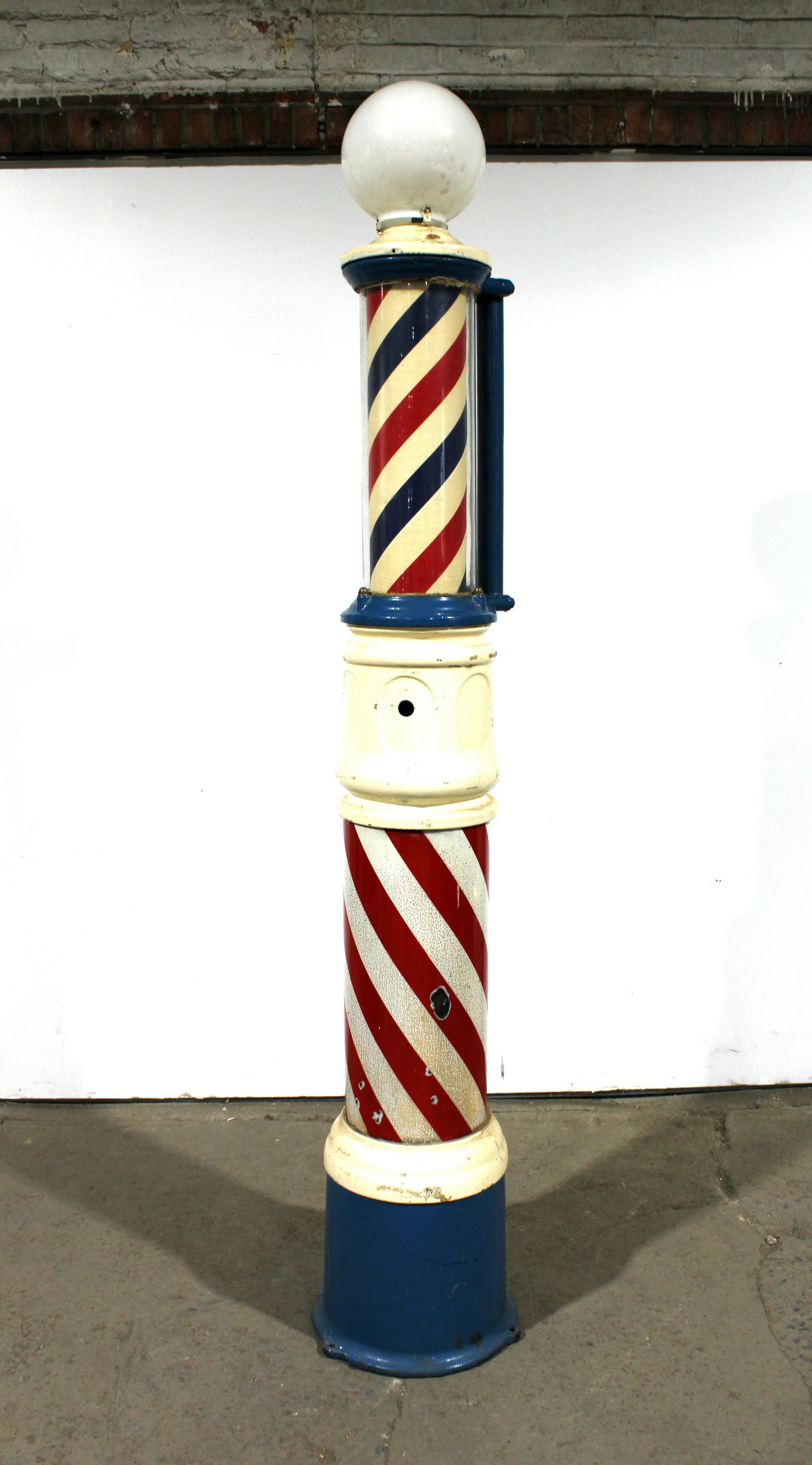 Vintage Floor Model Barber Pole (1 of 3)