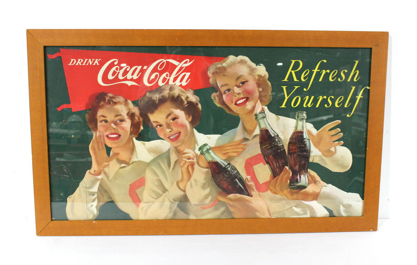 Coca Cola "Refresh Yourself" Framed Poster (1 of 2)