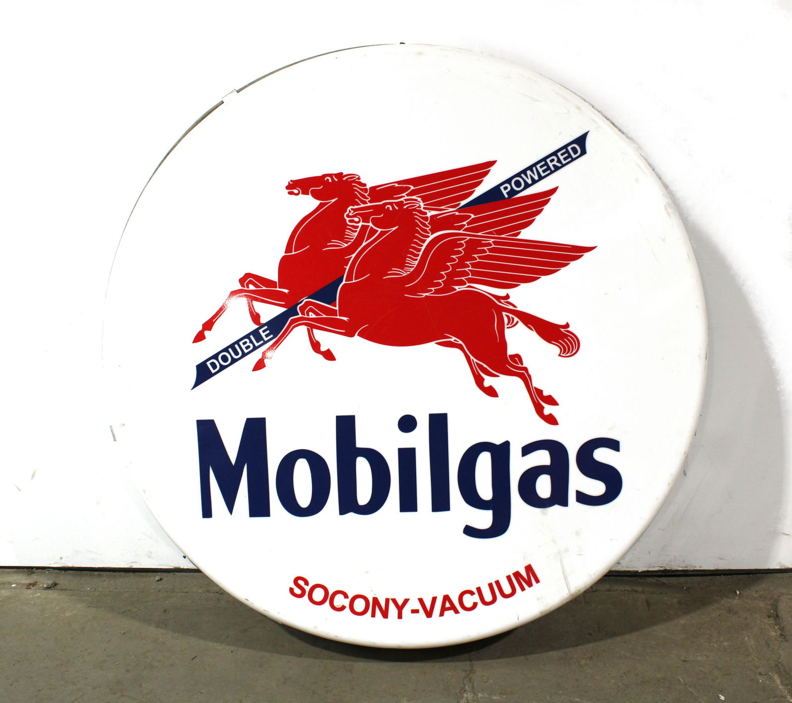 Large Mobil Oil Pegasus Station Sign (1 of 4)