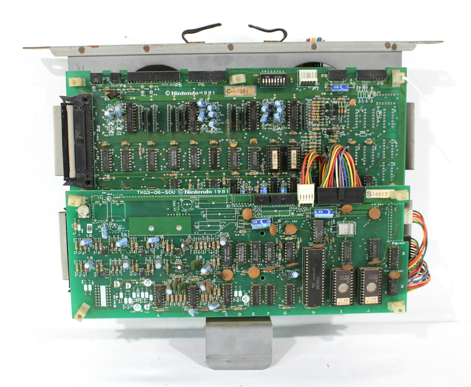 Nintendo Donkey Kong Cocktail Arcade Game Board Set (1 of 3)