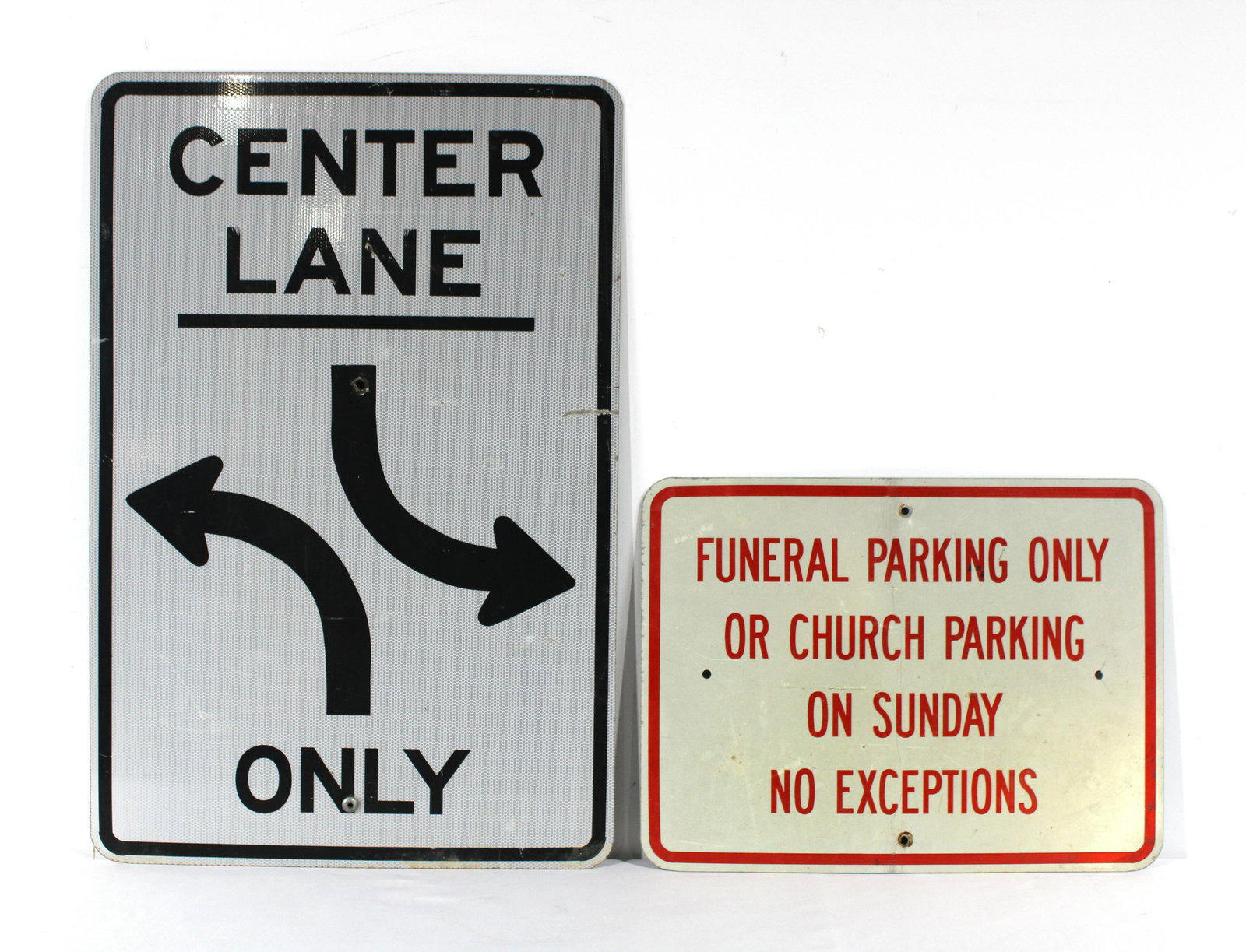 Metal Street Signs including Church Parking (1 of 1)