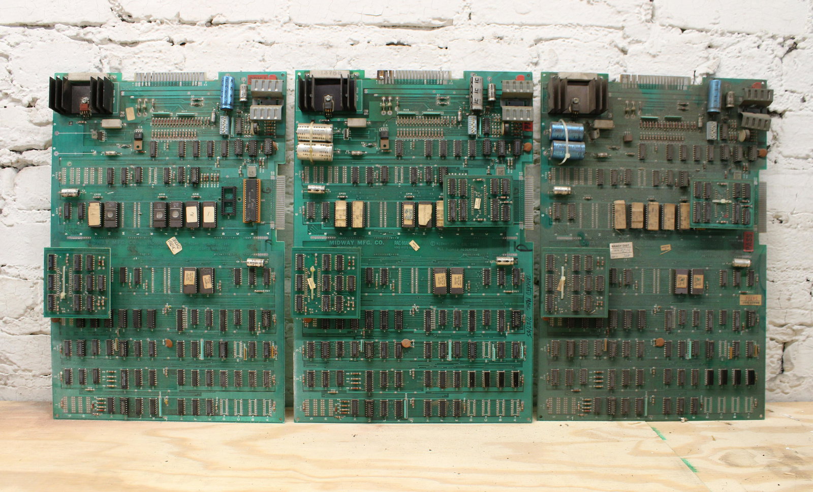 Pac-Man Arcade Game Boards, Total of Three (1 of 2)