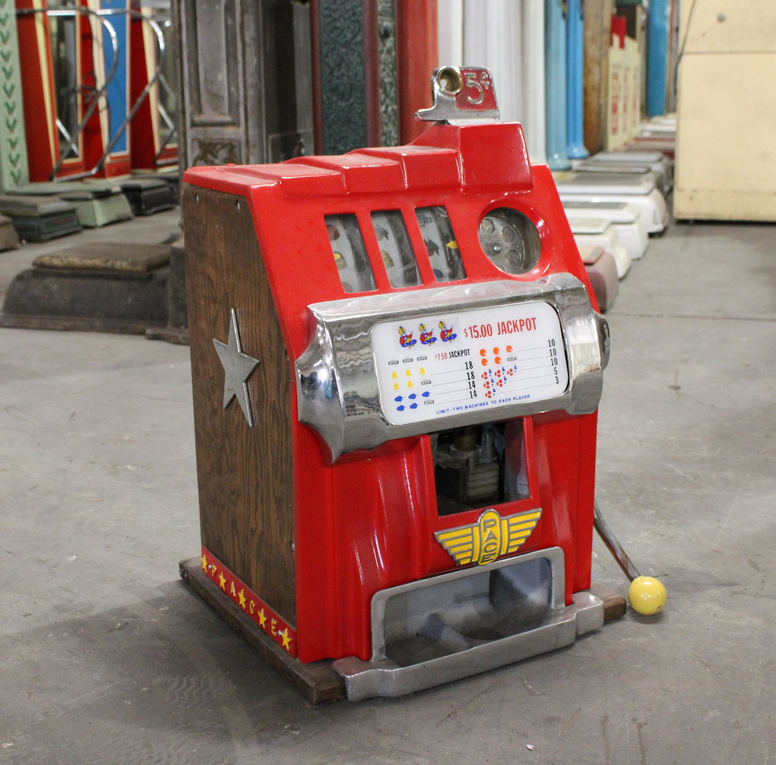 Pace 5 Cent Slot Machine (1 of 4)