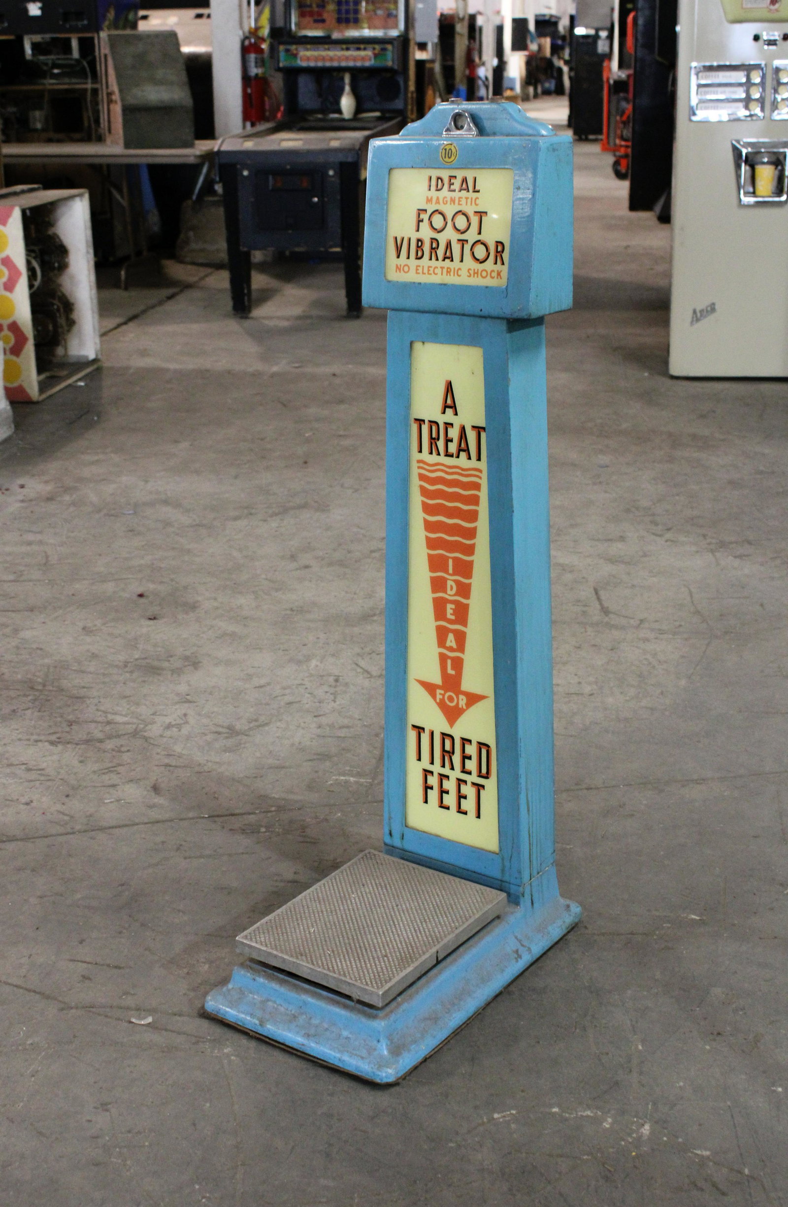 Ideal Foot Vibrator: Ideal Foot Vibrator. Untested. This item requires third party shipping or pickup arrangements to be made. Dimensions: 44 x 12 x 19