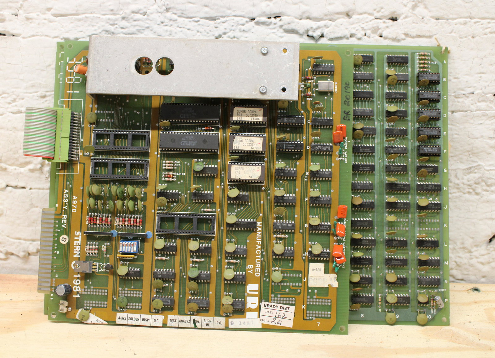 Stern Super Cobra Arcade Game Board Set (1 of 3)